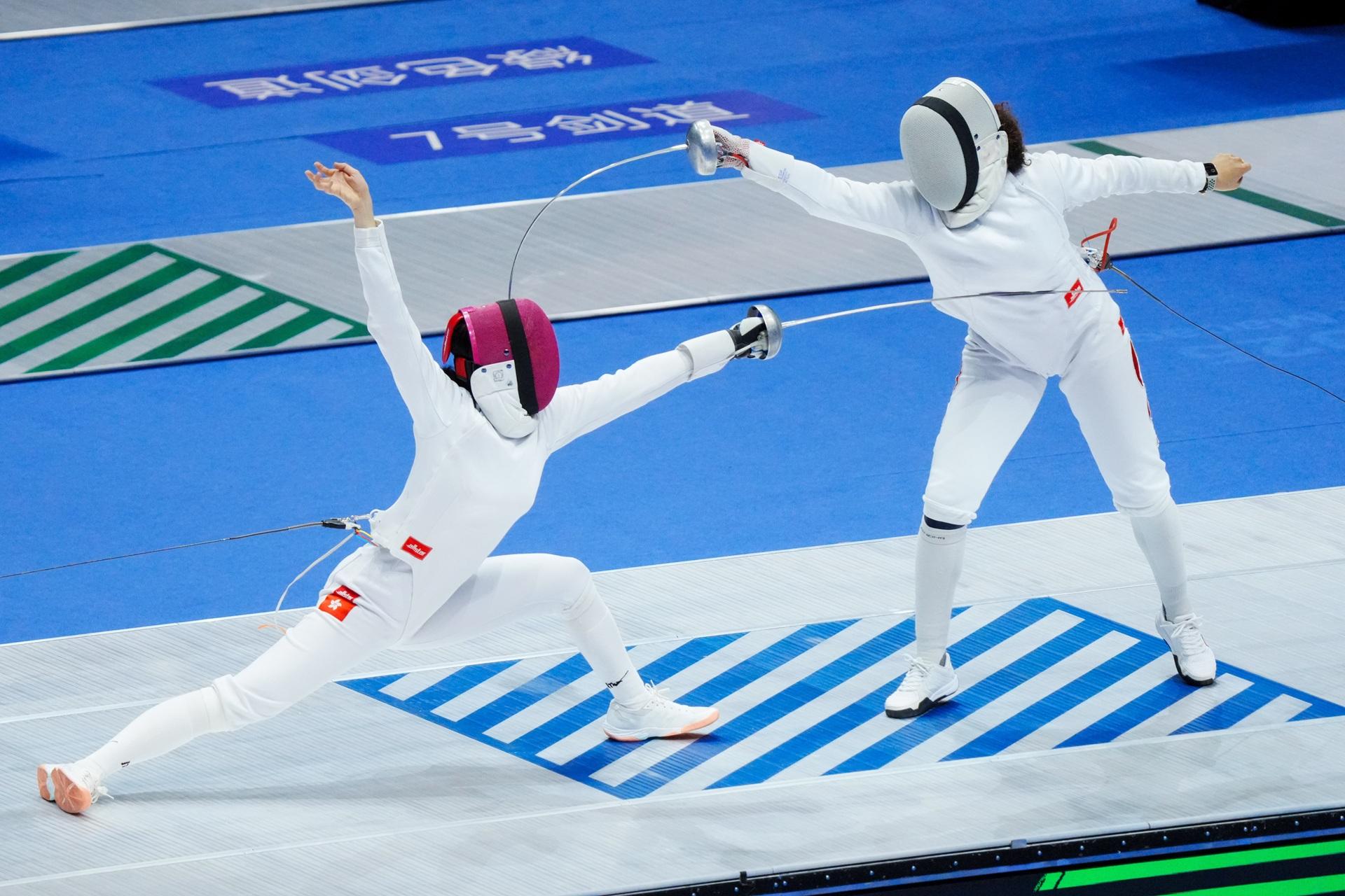 港隊吳海諦加戰北京隊邢瑤。