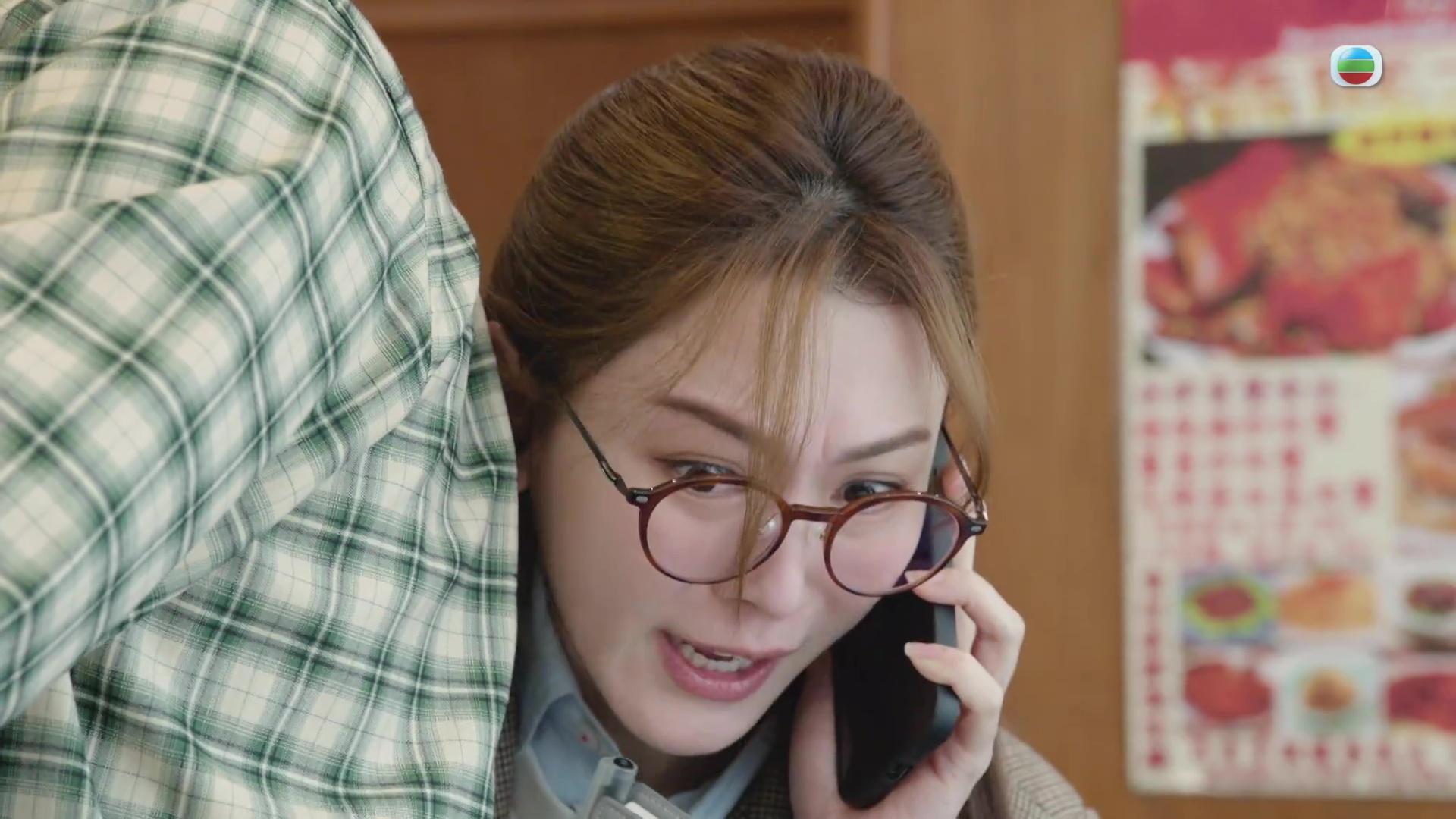 示範驚青表情三,嚇破膽的敏奕。