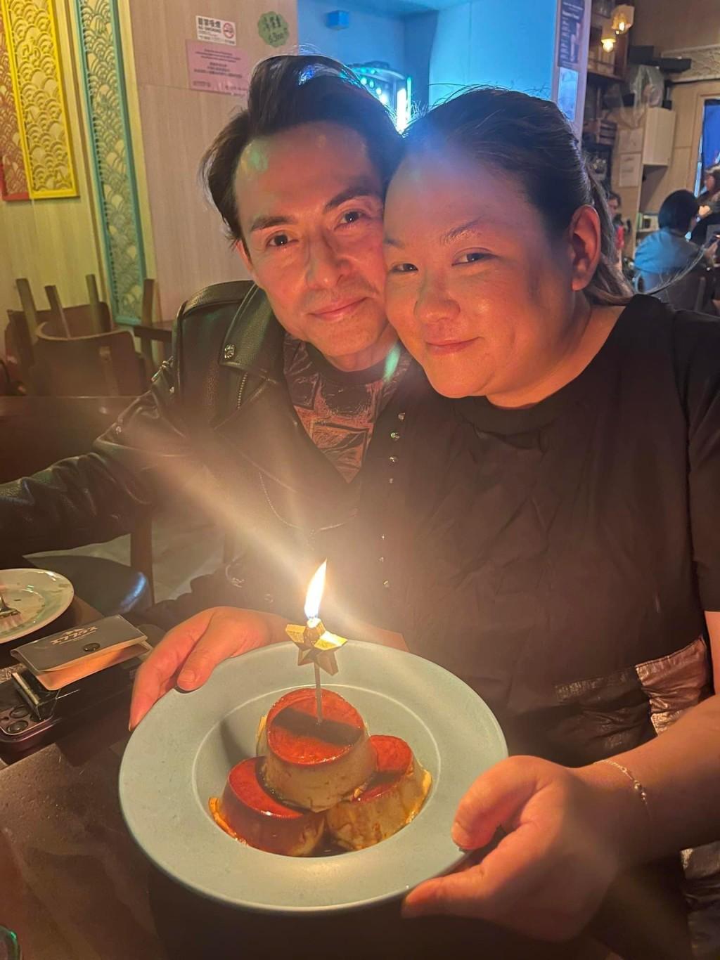 海俊傑與莫家慈結婚後,每年都會彼此慶祝生日。