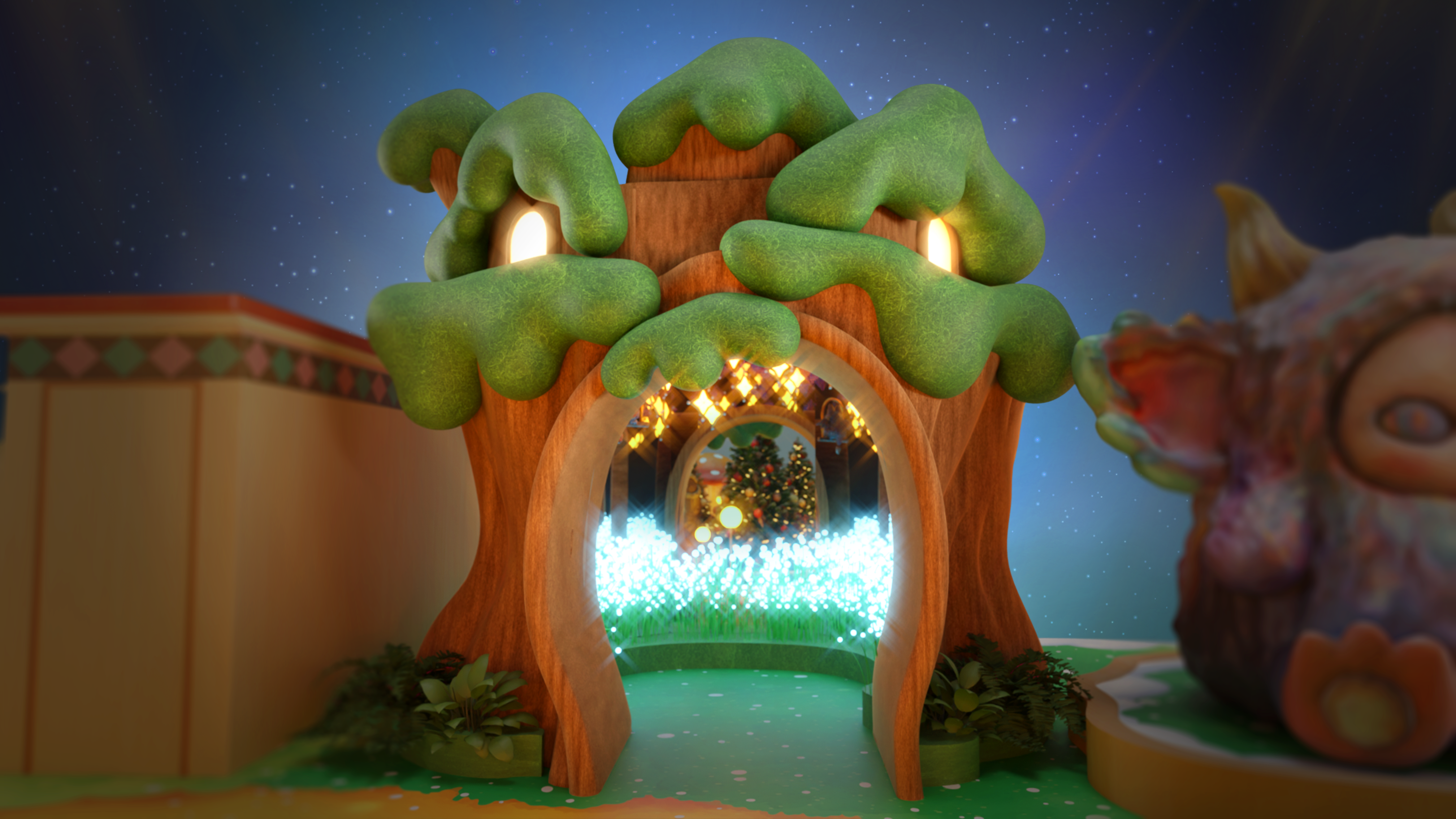 德福廣場冬日「Pucky聖誕奇幻森林」