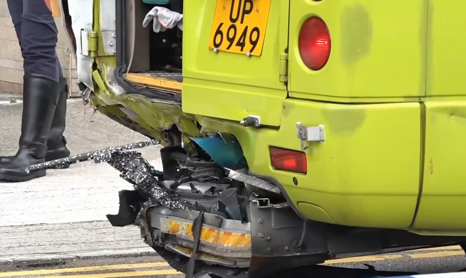 沙田發生奪命交通意外。(有線電視新聞截圖)