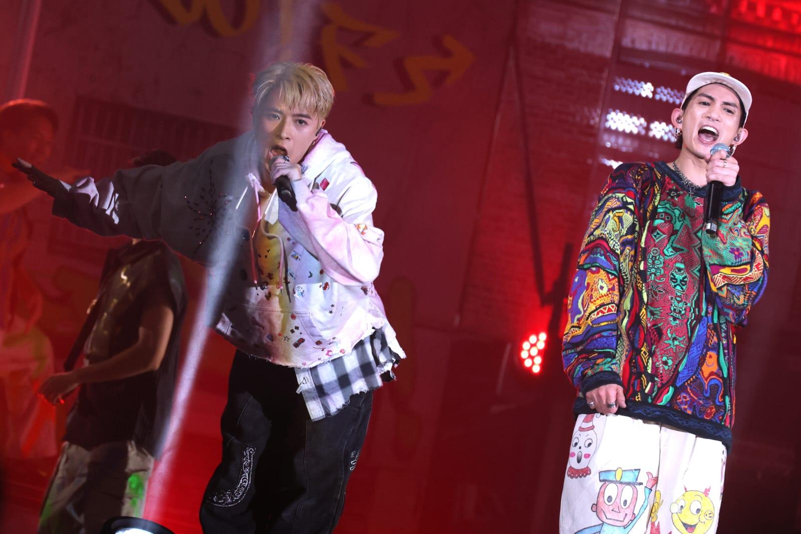 MIRROR「FING小隊」《W.T.F.2 Live 2025》。(林俊源攝)