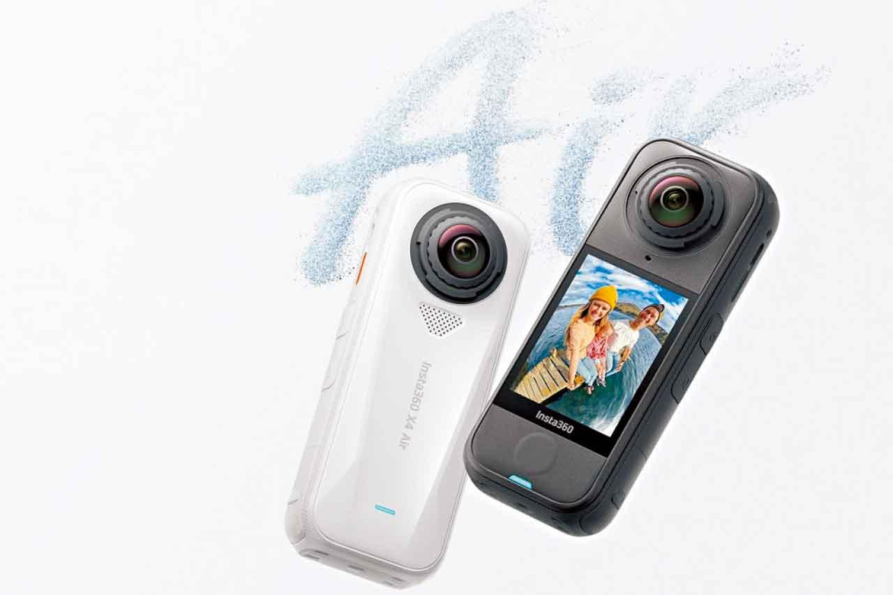 Insta360 X4 Air全景相機為系列中最輕便型號。