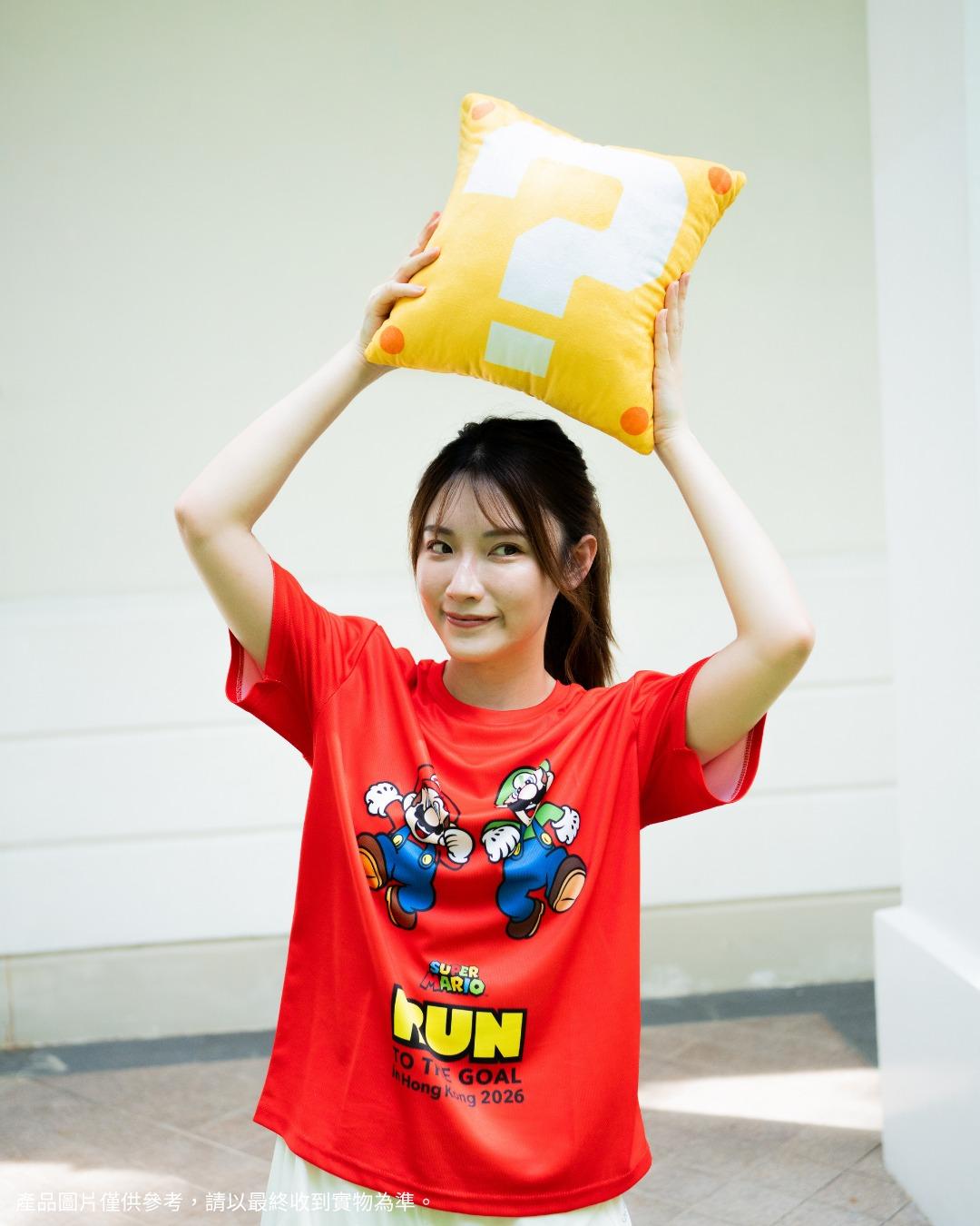 SUPER MARIO: RUN TO THE GOAL限定加購的抱枕被