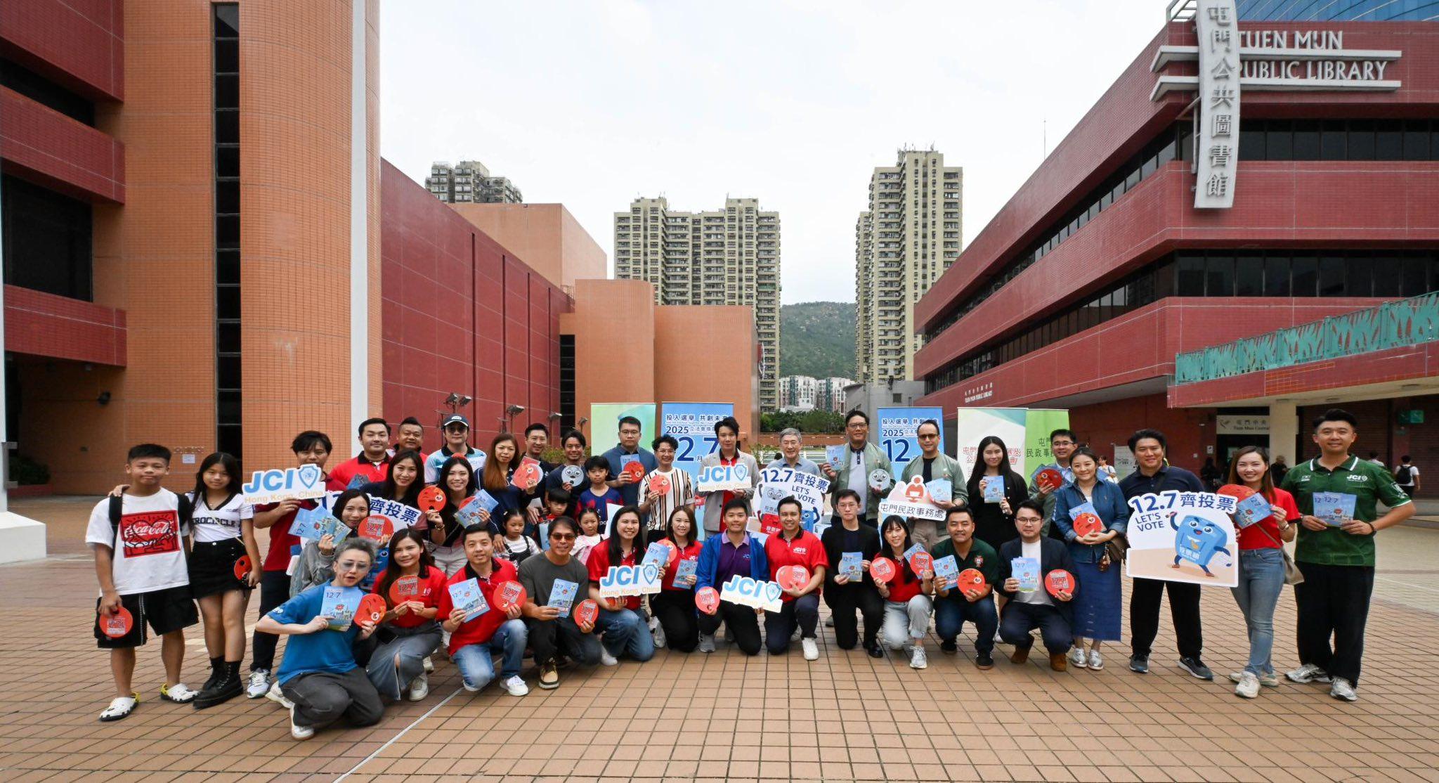 卓永興呼籲市民踴躍投票。(卓永興FB)