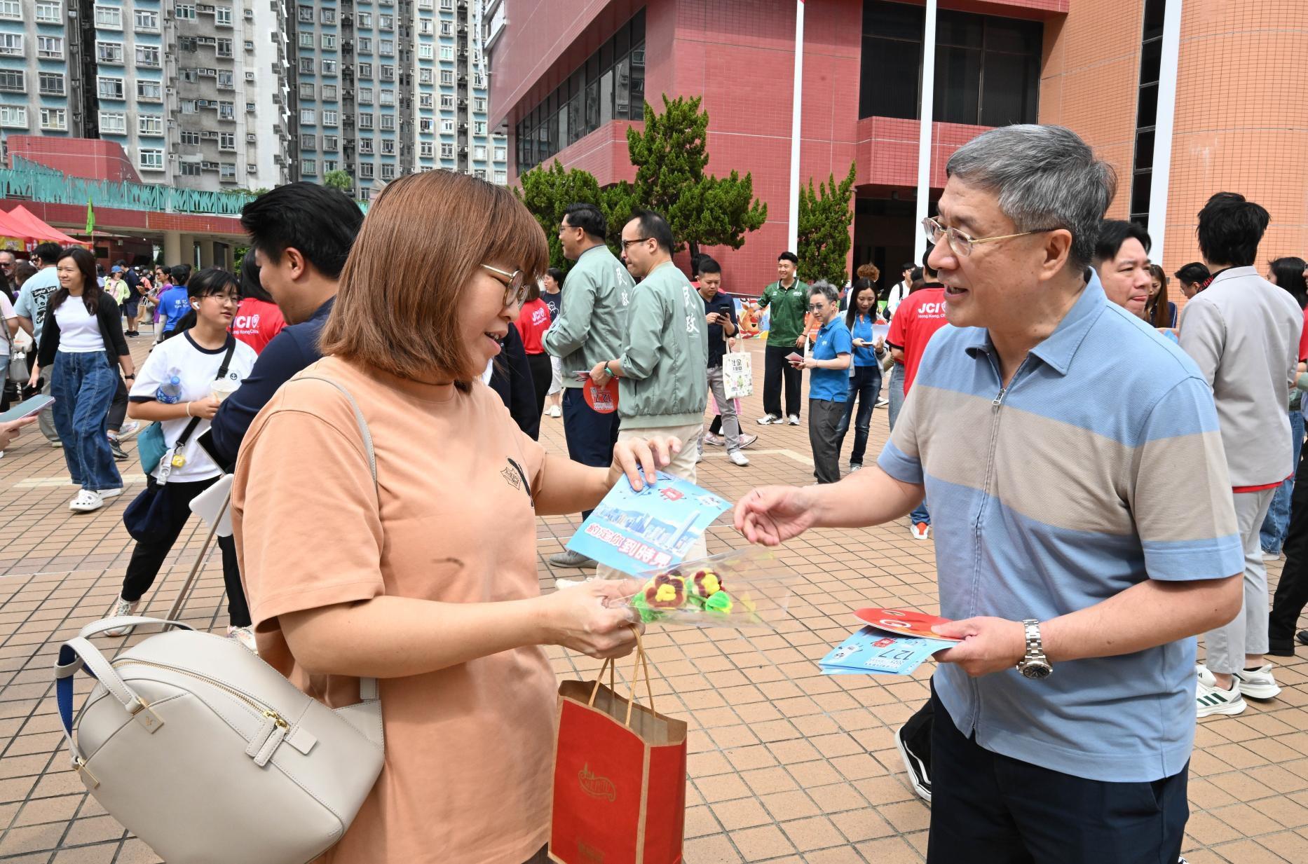卓永興呼籲市民踴躍投票。(卓永興FB)