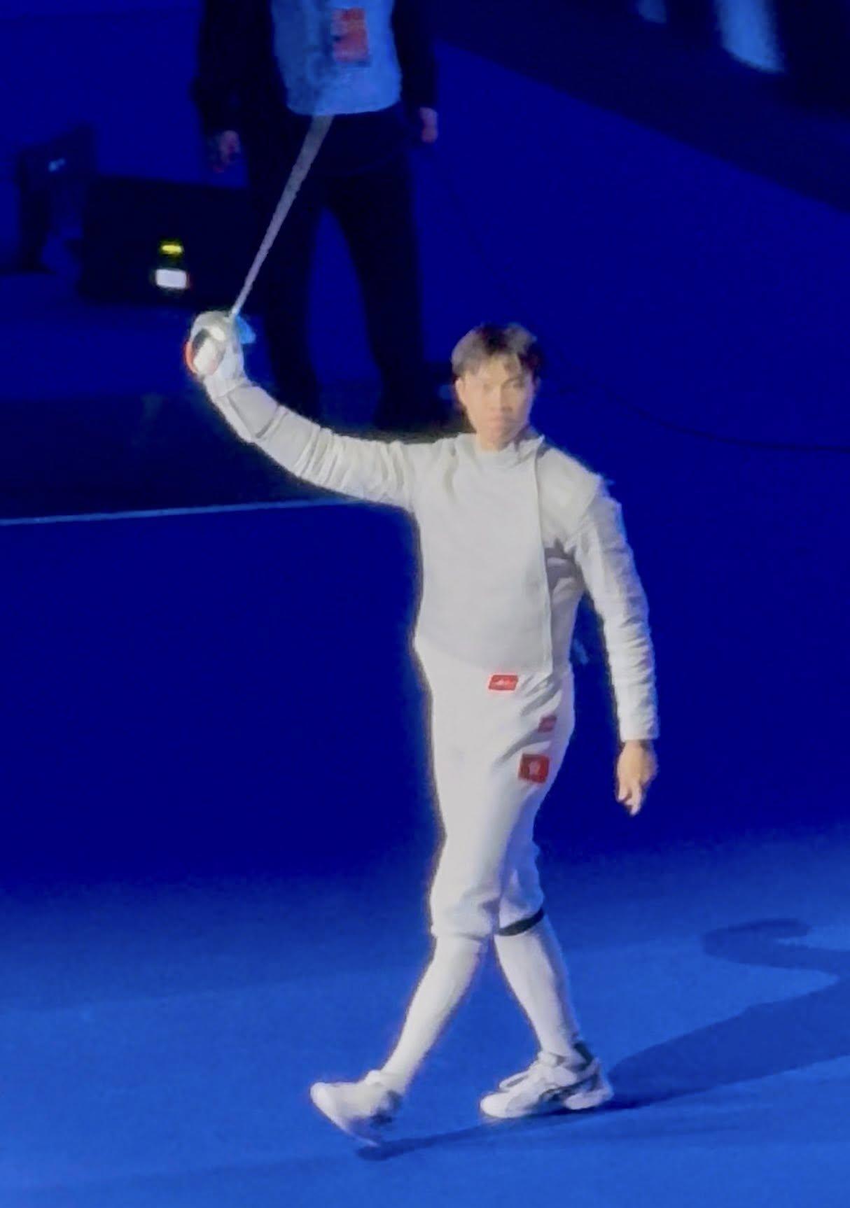 何思朗獲得全運會男子佩劍個人賽銀牌(羅淑佩FB)