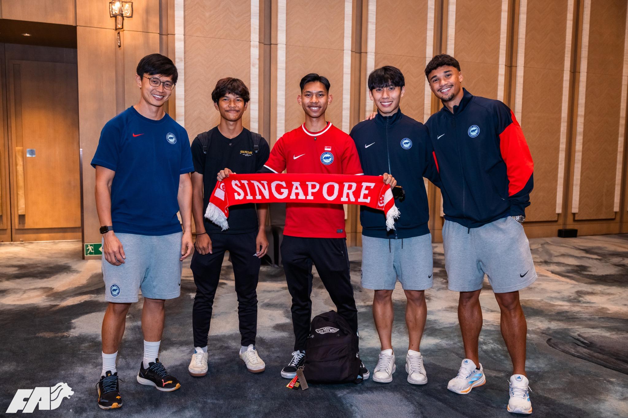 新加坡已抵達香港備戰關鍵戰。(Singapore FA)