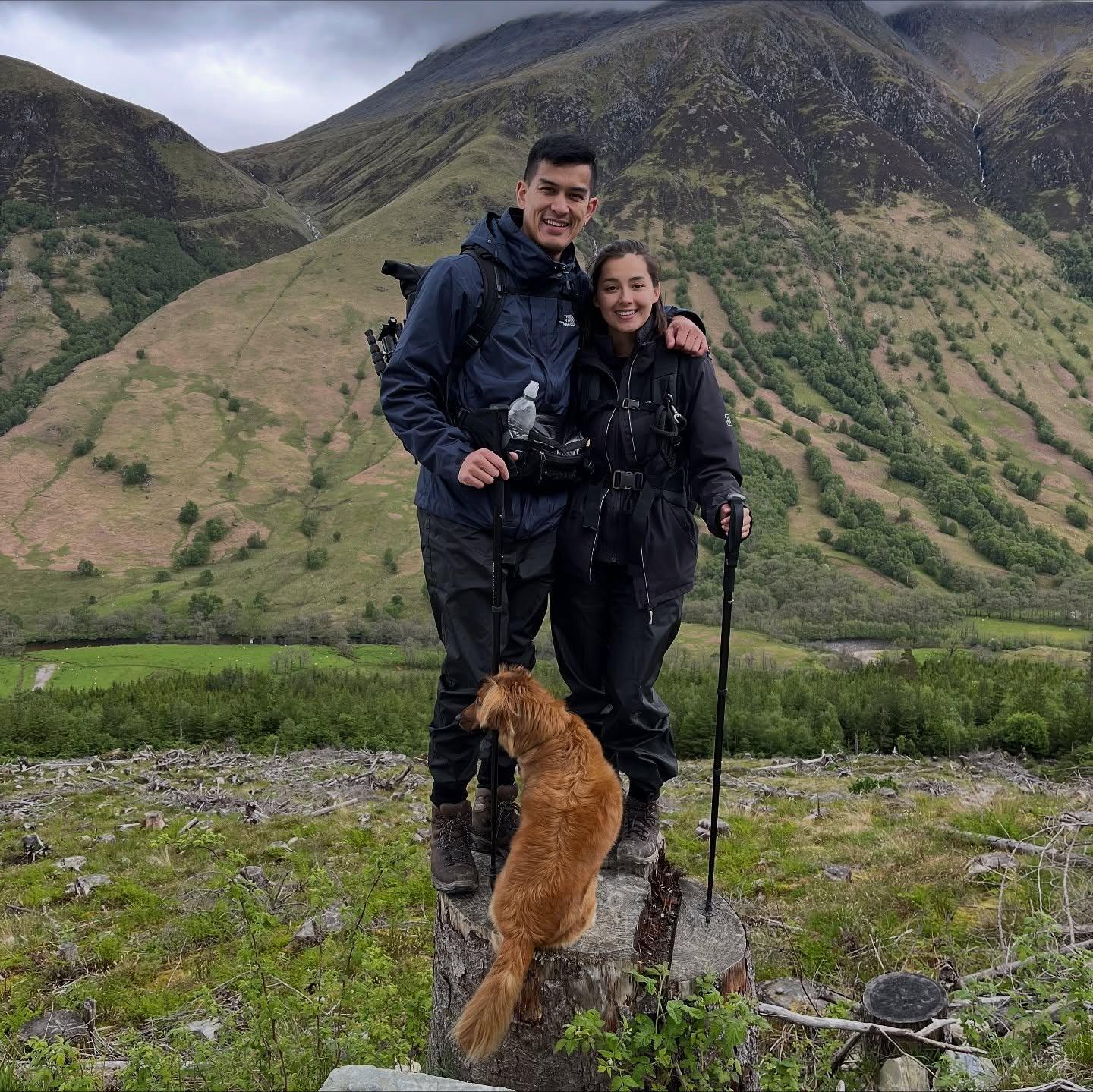 謝嘉怡大方公開與男友的合照。