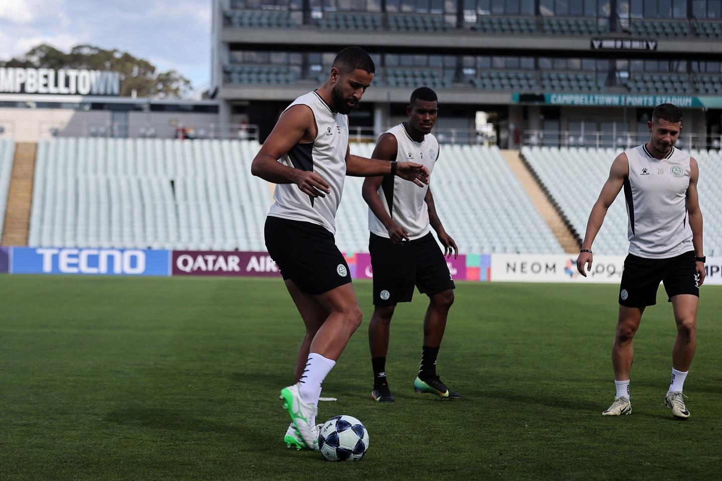 大埔足球會出戰亞冠二小組作客澳洲麥克亞瑟,將會在賽事中帶上黑色臂紗作賽,賽事開始前將進行一分鐘默哀。(大埔足球會FB)