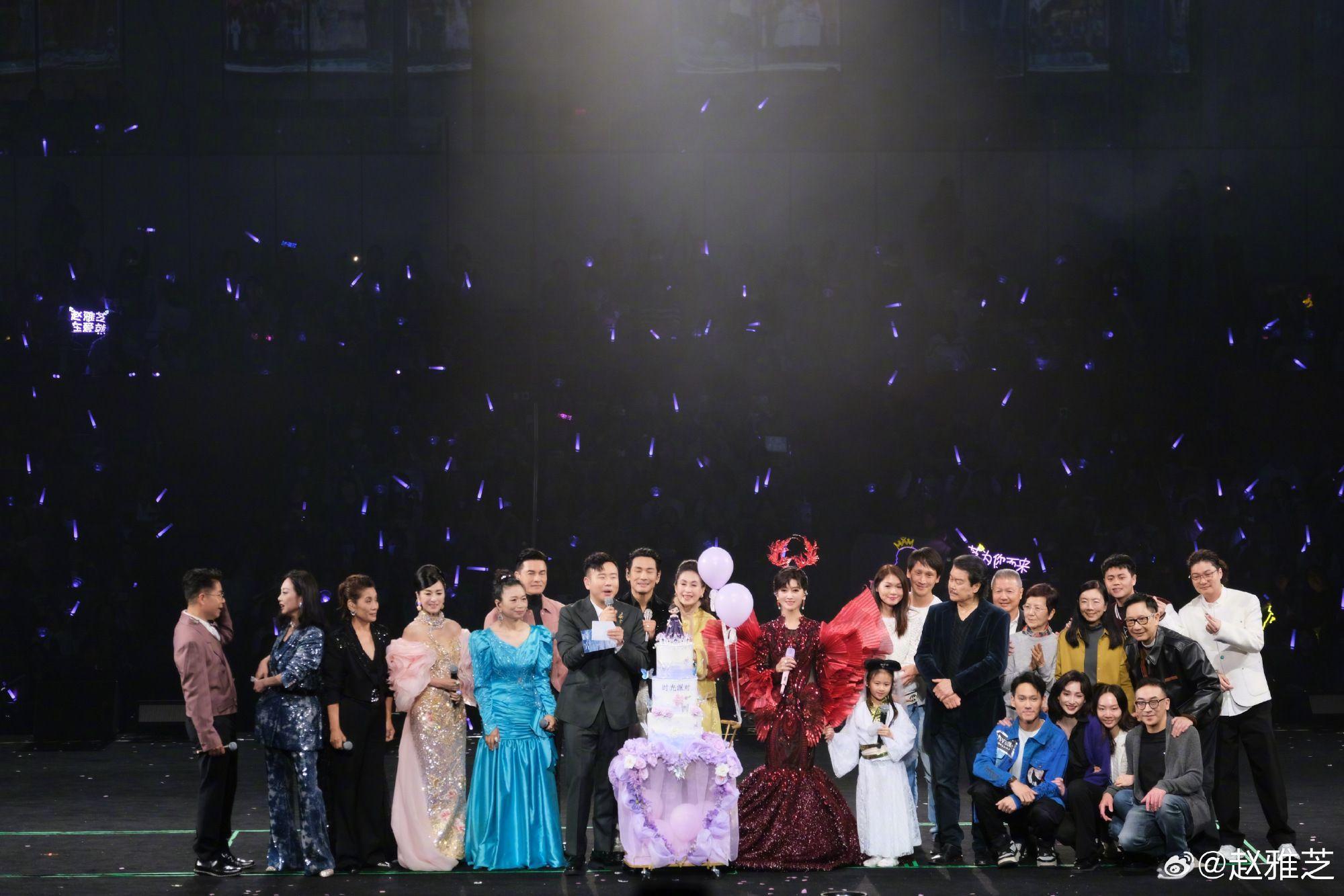 趙雅芝日前舉行「從藝50年時光派對」,黃愷傑已帶湯暢站台。