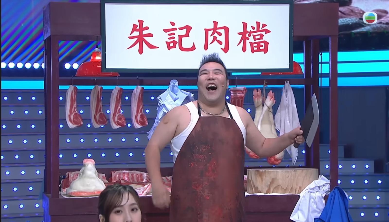 劉洋演豬肉佬入型入格。