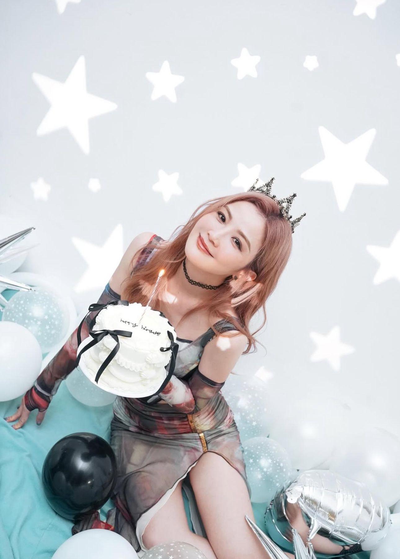 阿Sa今年特別拍下一輯生日靚相