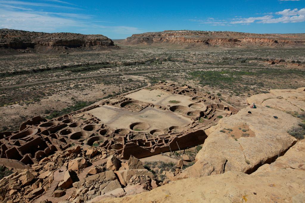 美國新墨西哥州著名景點查科文化國家歷史公園(Chaco Culture National Historical Park)。(美聯社)