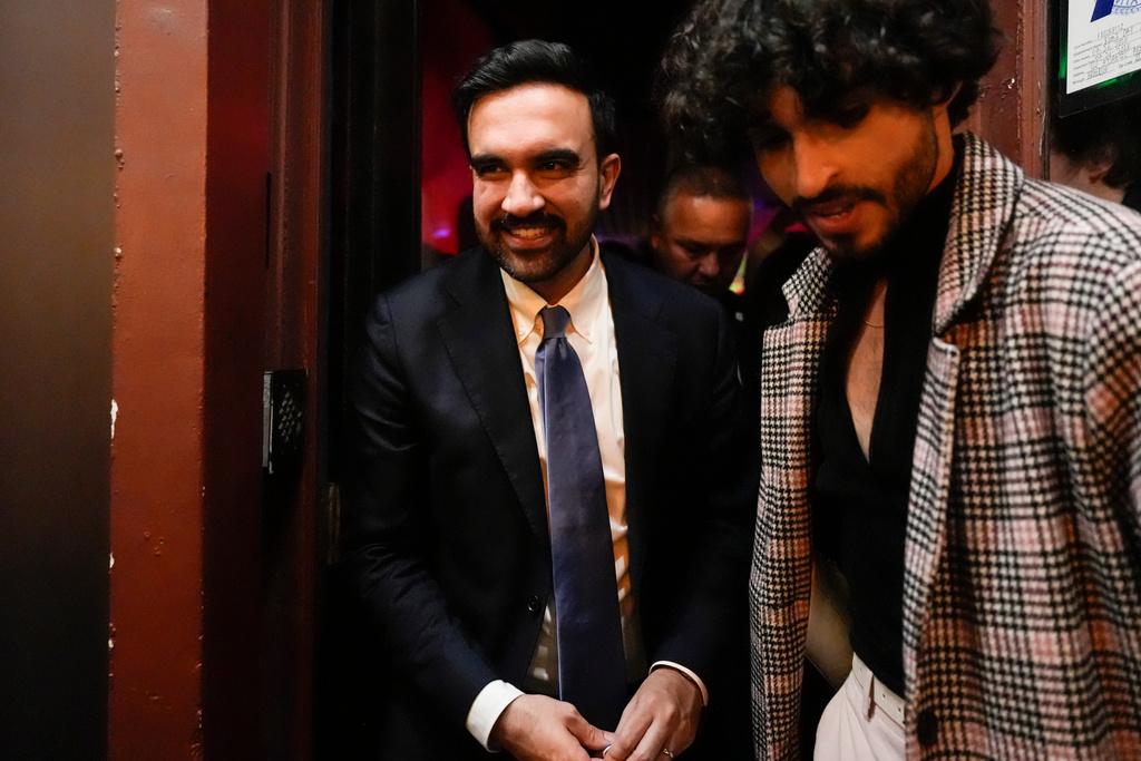 34歲的紐約州眾議員曼達尼(Zohran Mamdani)勝選成為紐約歷史上首位穆斯林市長。(美聯社)