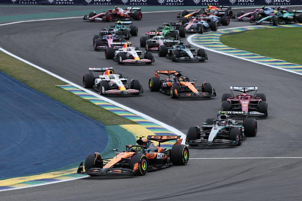 諾里斯今站以頭位起步。(美聯社)