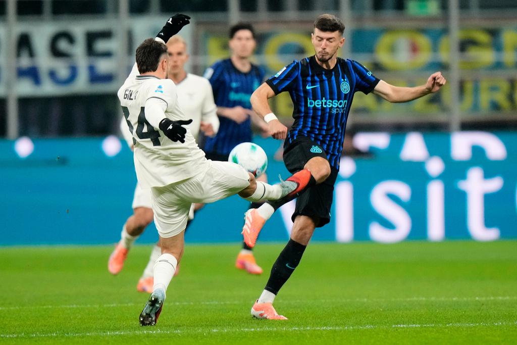 國際米蘭2:0贏拉素。(美聯社)