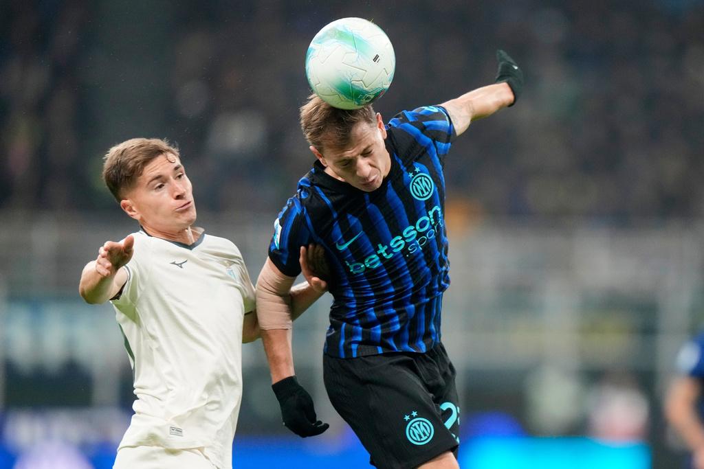 國際米蘭2:0贏拉素。(美聯社)