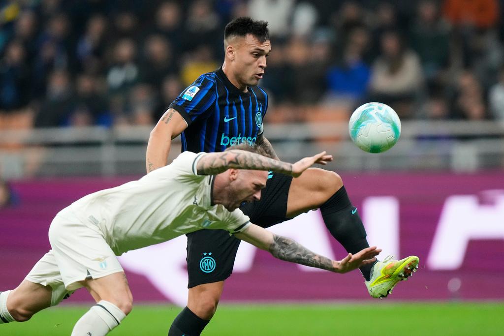 國際米蘭2:0贏拉素。(美聯社)