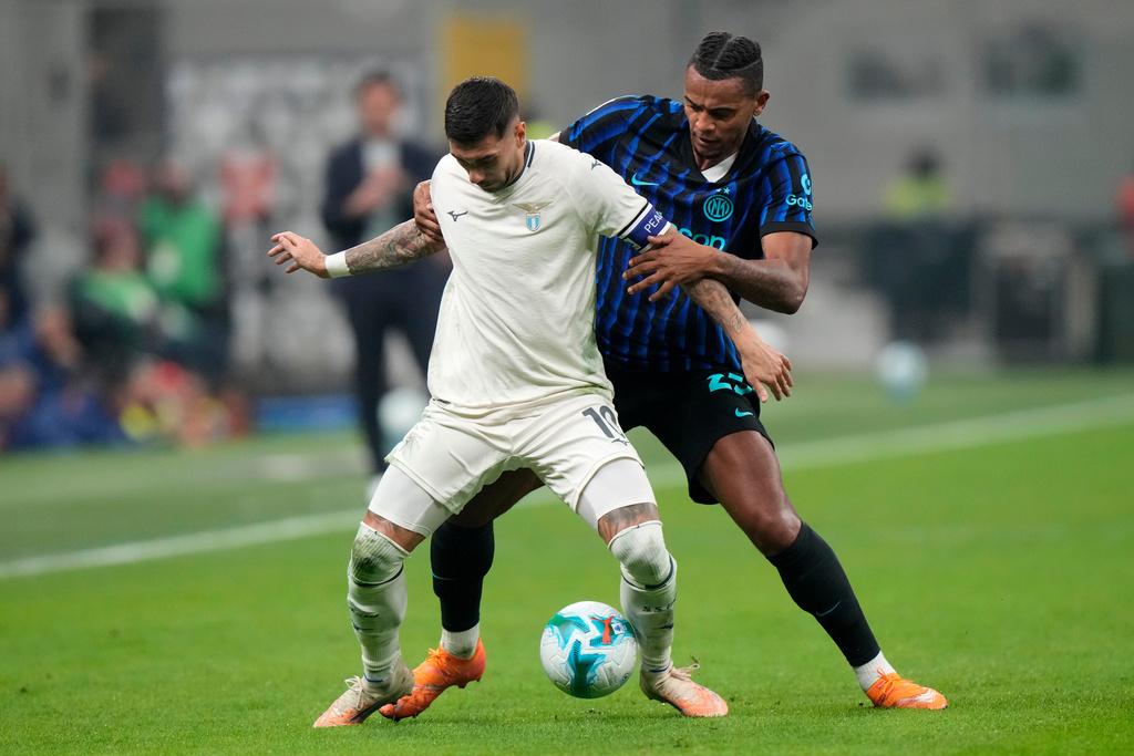 國際米蘭2:0贏拉素。(美聯社)