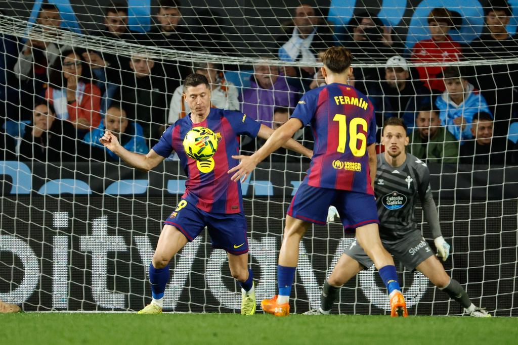 巴塞隆拿作客4:2切爾達。(美聯社)