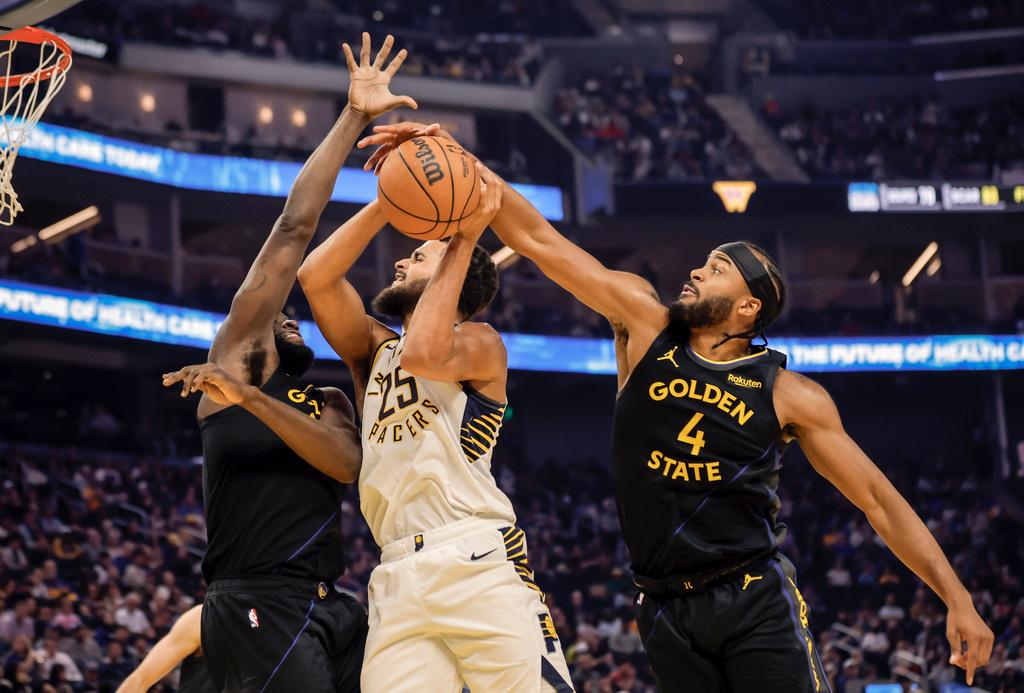 勇士114:83擊敗溜馬。(美聯社)