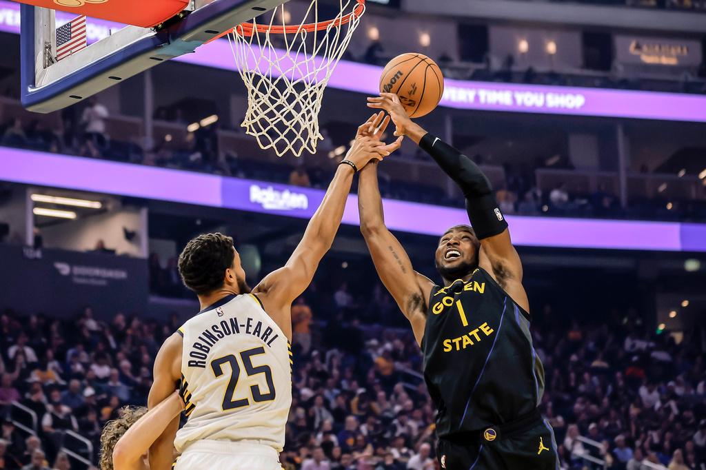 勇士114:83擊敗溜馬。(美聯社)