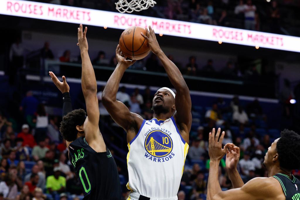 勇士124:106擊敗鵜鶘。(美聯社)