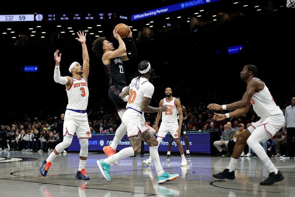 籃網前鋒謝倫威爾遜(Jalen Wilson)。