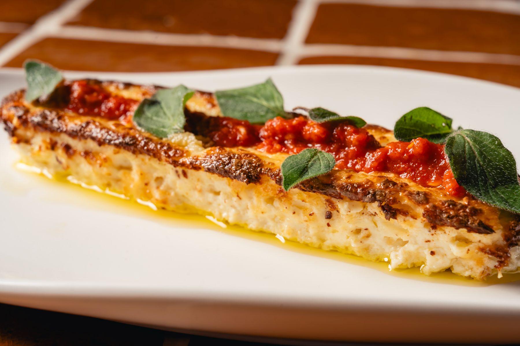 焗意大利乳清芝士($78)