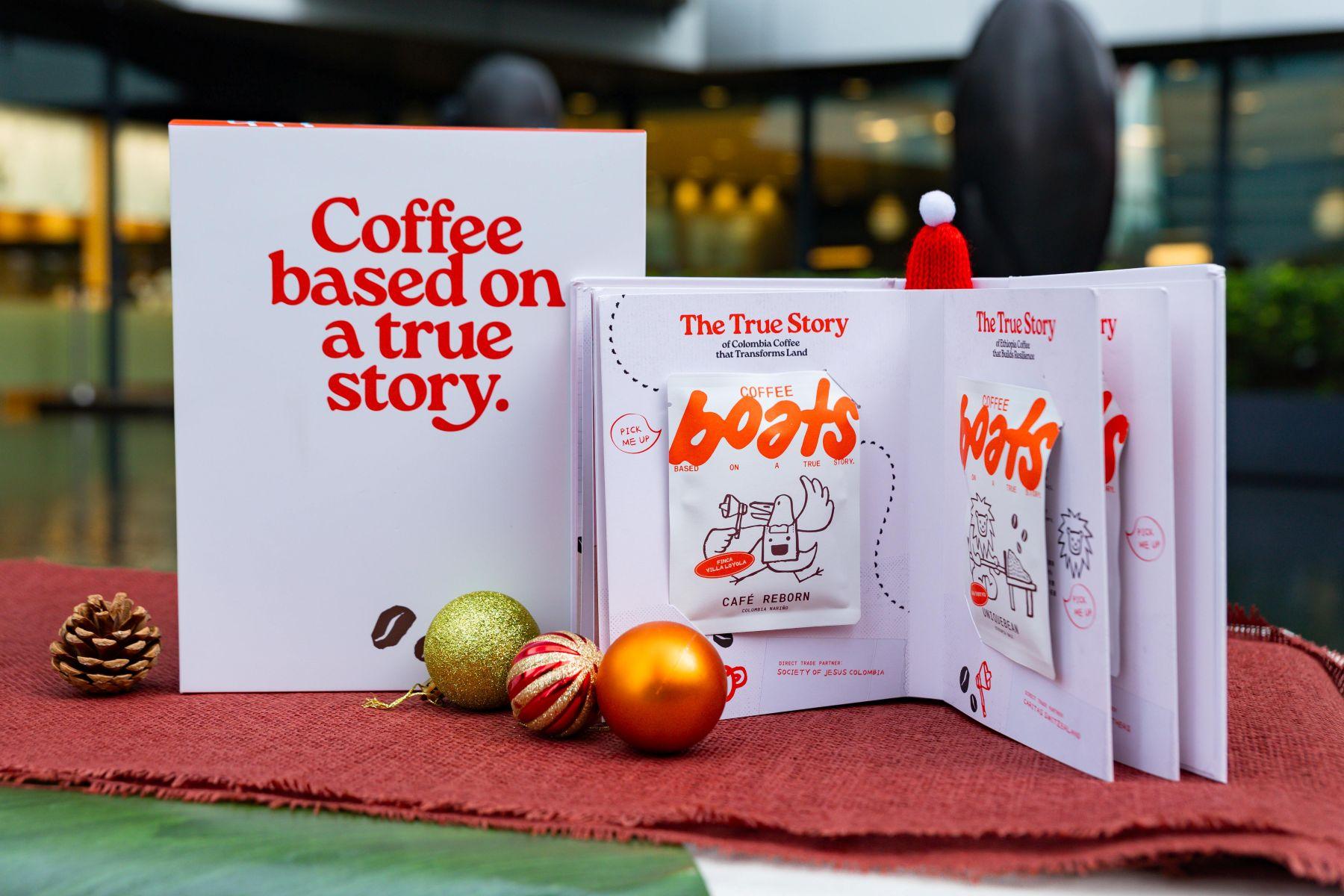 Coffee BOATS限量掛耳咖啡書禮盒$250/一盒(6包)、各式精品咖啡豆及掛耳包$100起