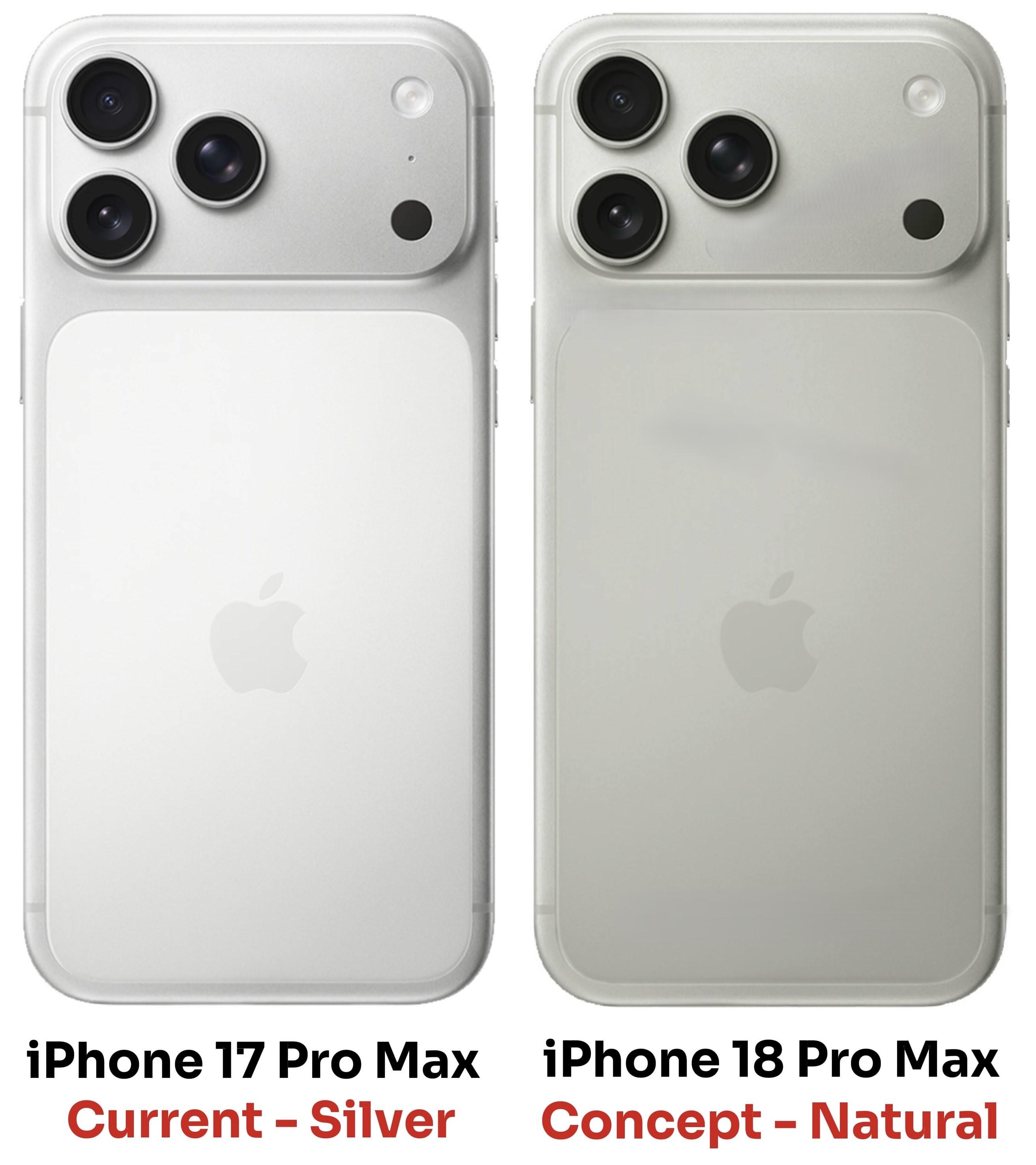 iPhone 18 Pro Max重量可能突破 240g,相比 iPhone 17 Pro Max 的233g 再增加約 10g。(效果圖)