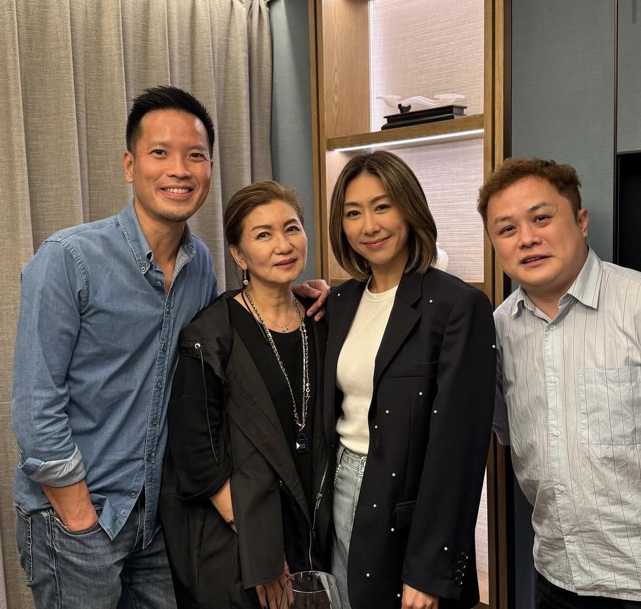 胡定欣近日返到香港後陸續相約好友飯聚。