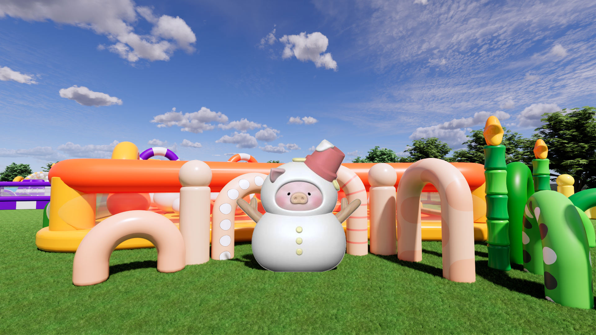 Merry Balloon Park LuLu the Piggy