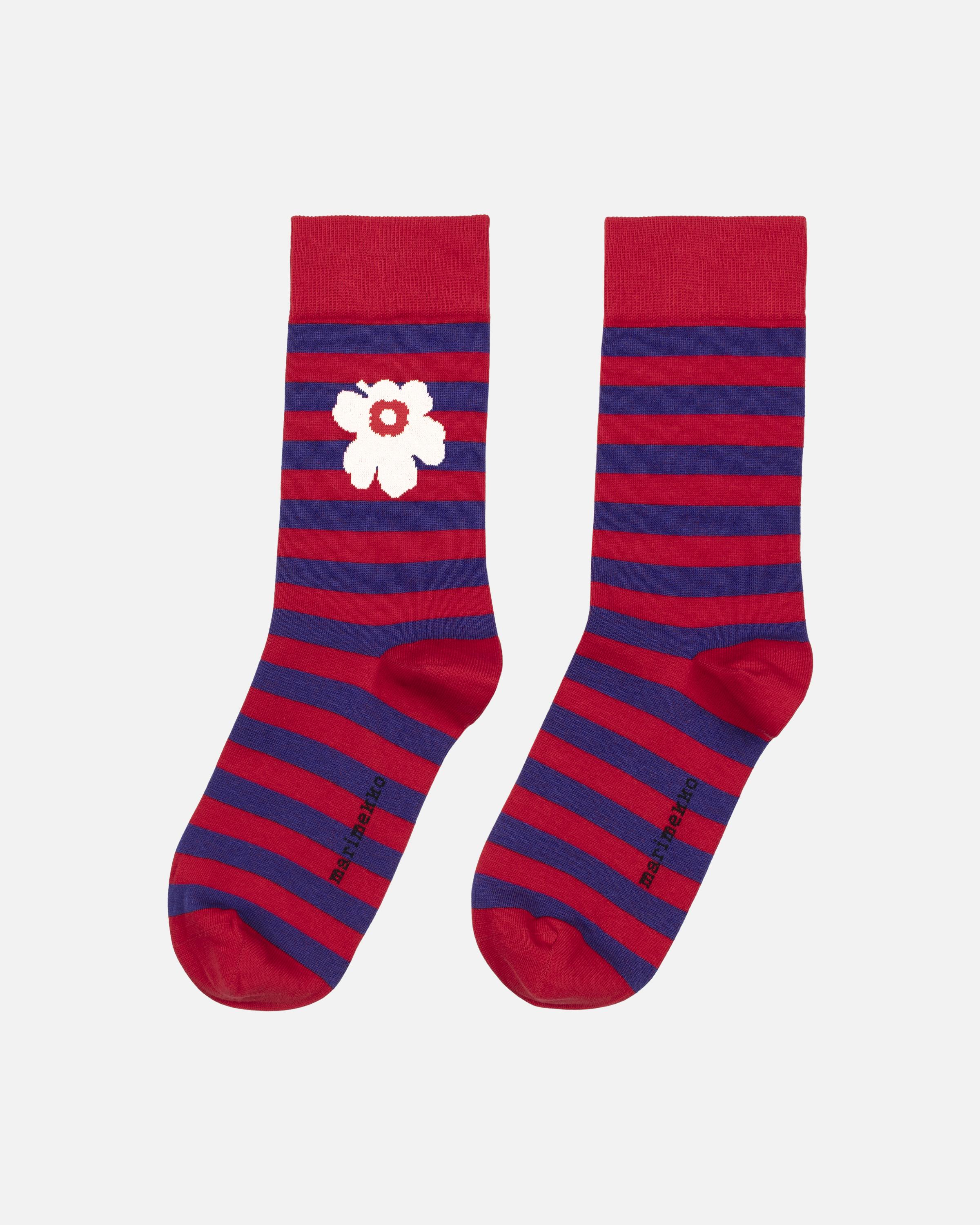 Kasvaa Tasaraita Unikko Kioski Socks $290