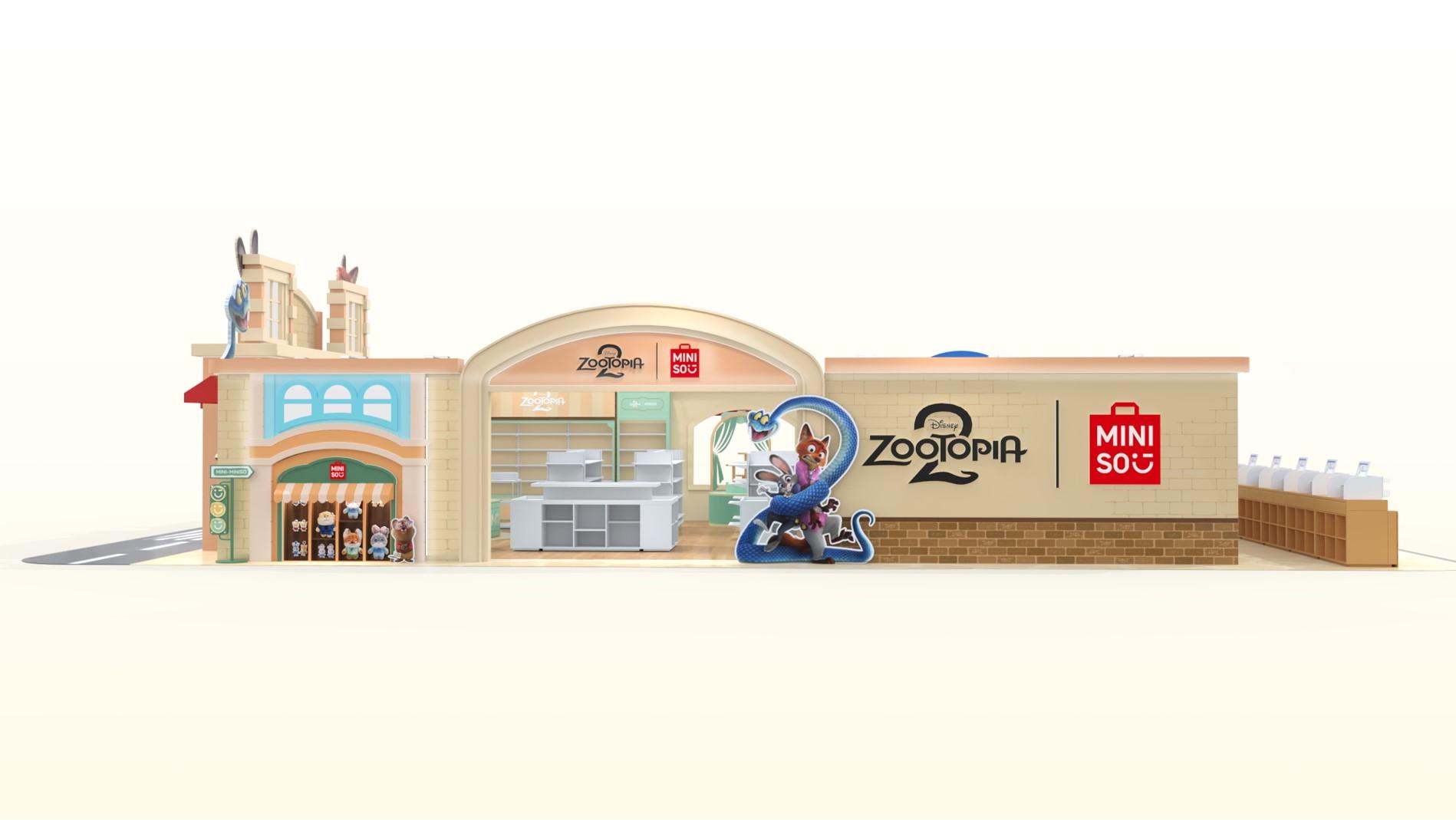 快閃店設計靈感來自迪士尼新戲《優獸大都會2》,並以「Fun Fur Every You」為主題