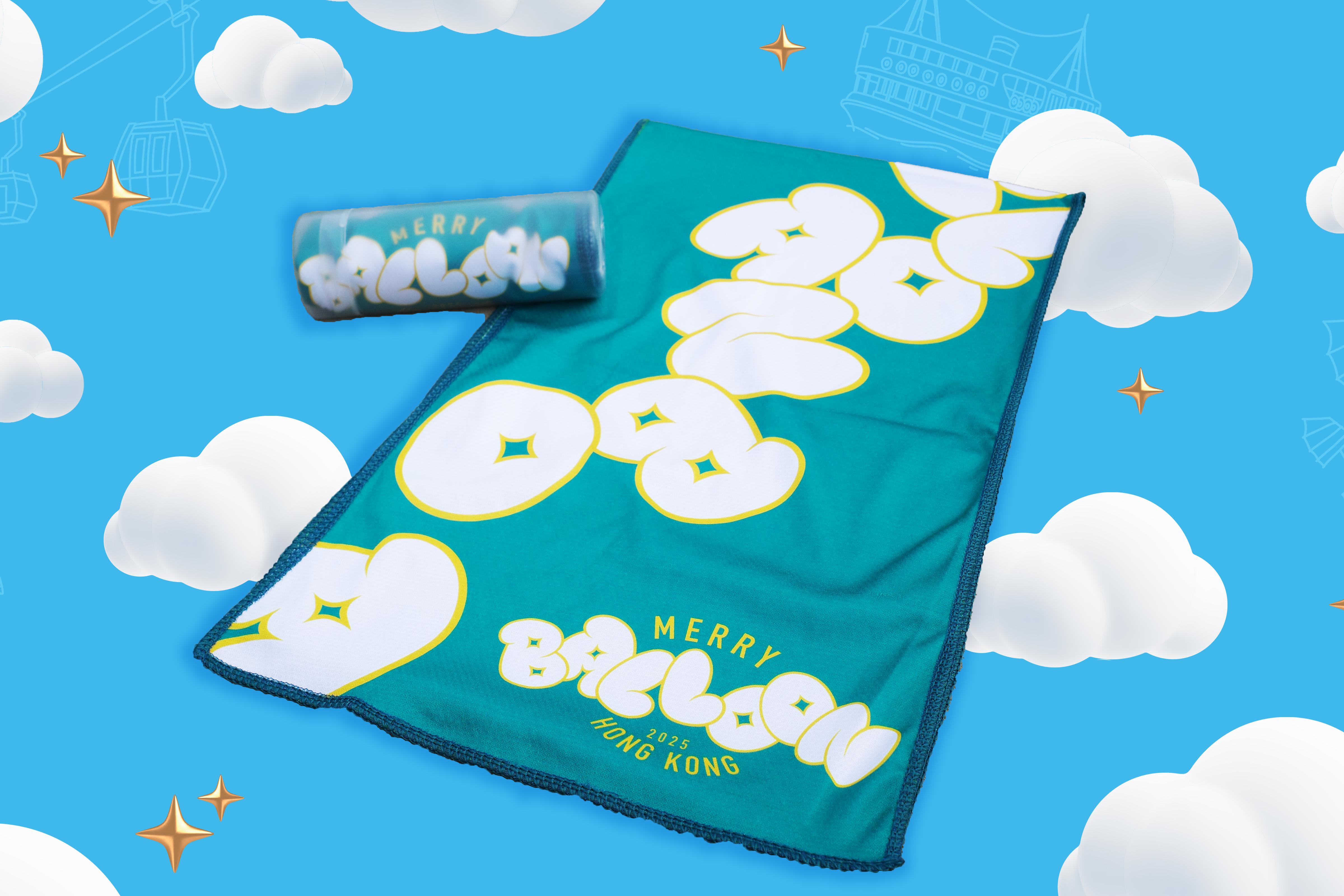 Merry Balloon毛巾 HK$55/條