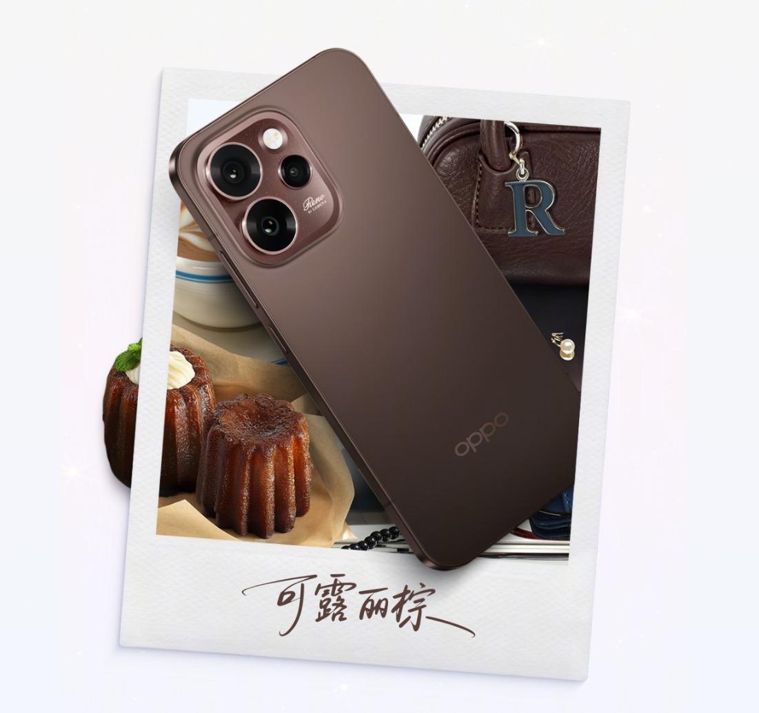 Reno15 Pro設3種顏色,包括可露麗棕。