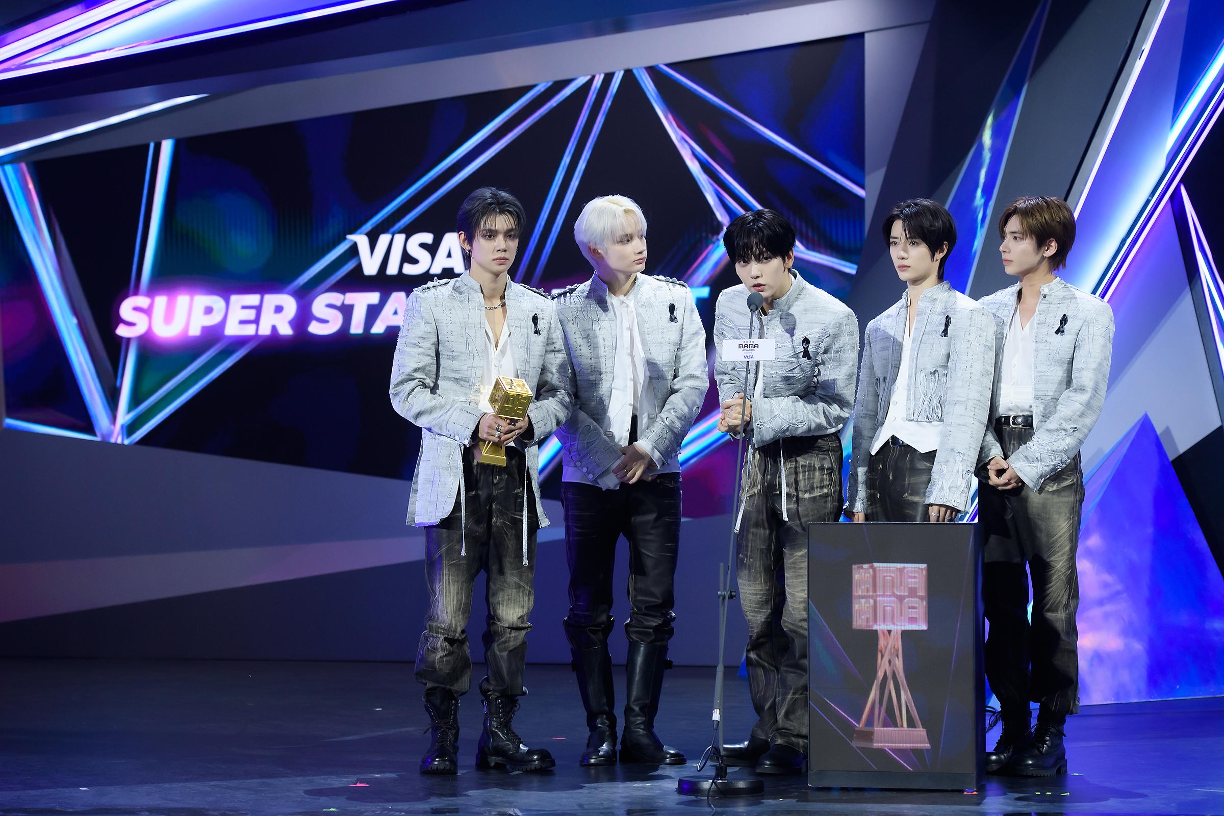 TOMORROW X TOGETHER獲《2025 MAMA AWARDS》SUPER STAGE ARTIST。
