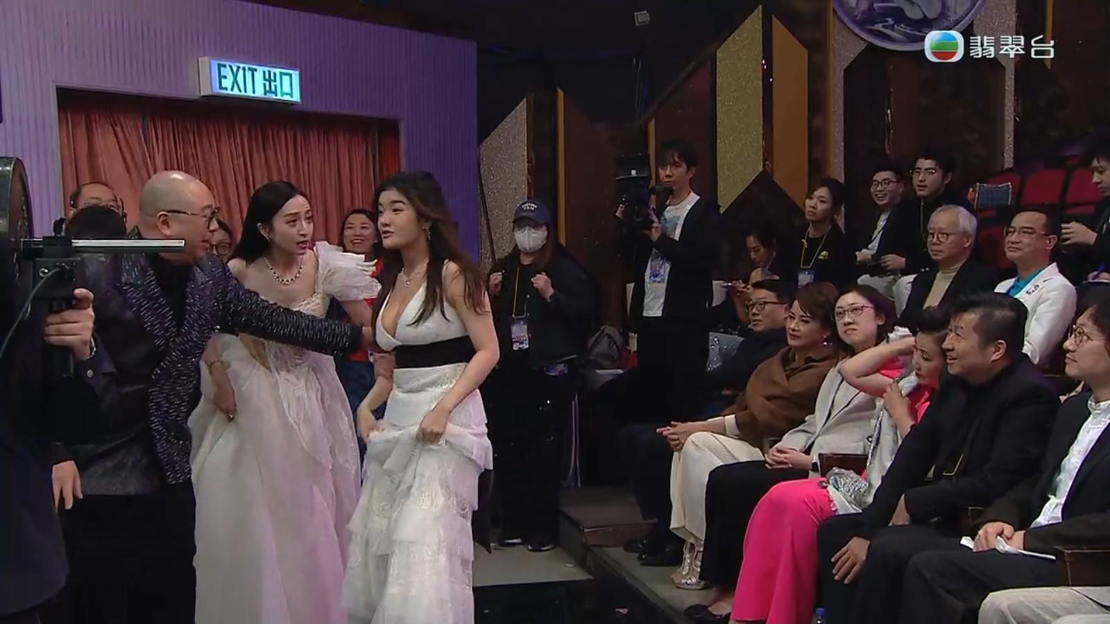 陳卓怡得知成為幸運兒,立即九秒九跑入錄影廠。