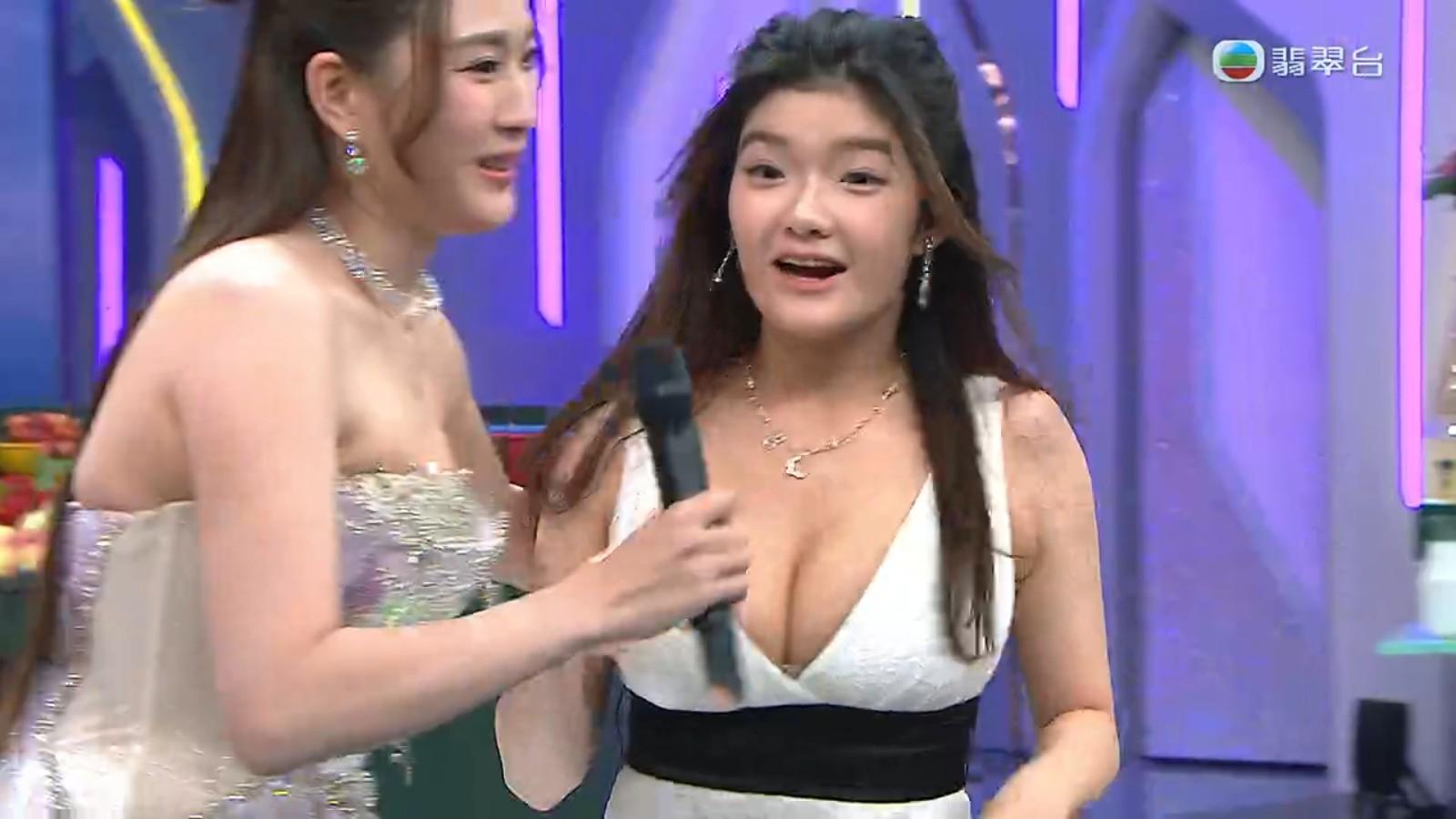 陳卓怡得知成為幸運兒,立即九秒九跑入錄影廠。