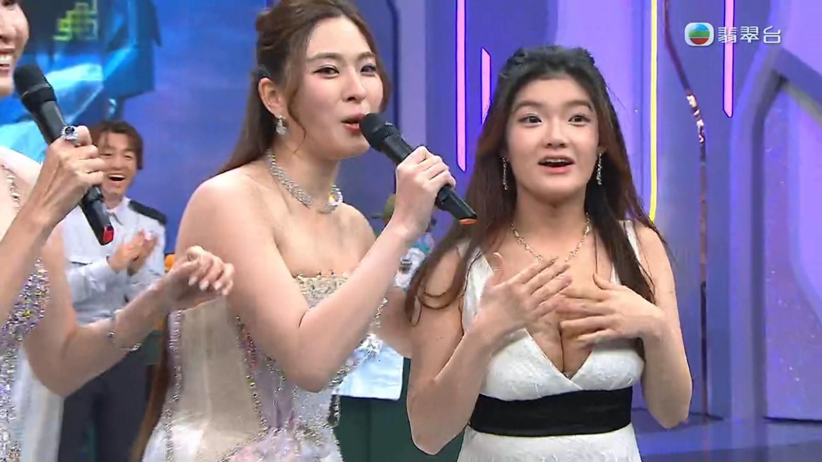 陳卓怡得知成為幸運兒,立即九秒九跑入錄影廠。