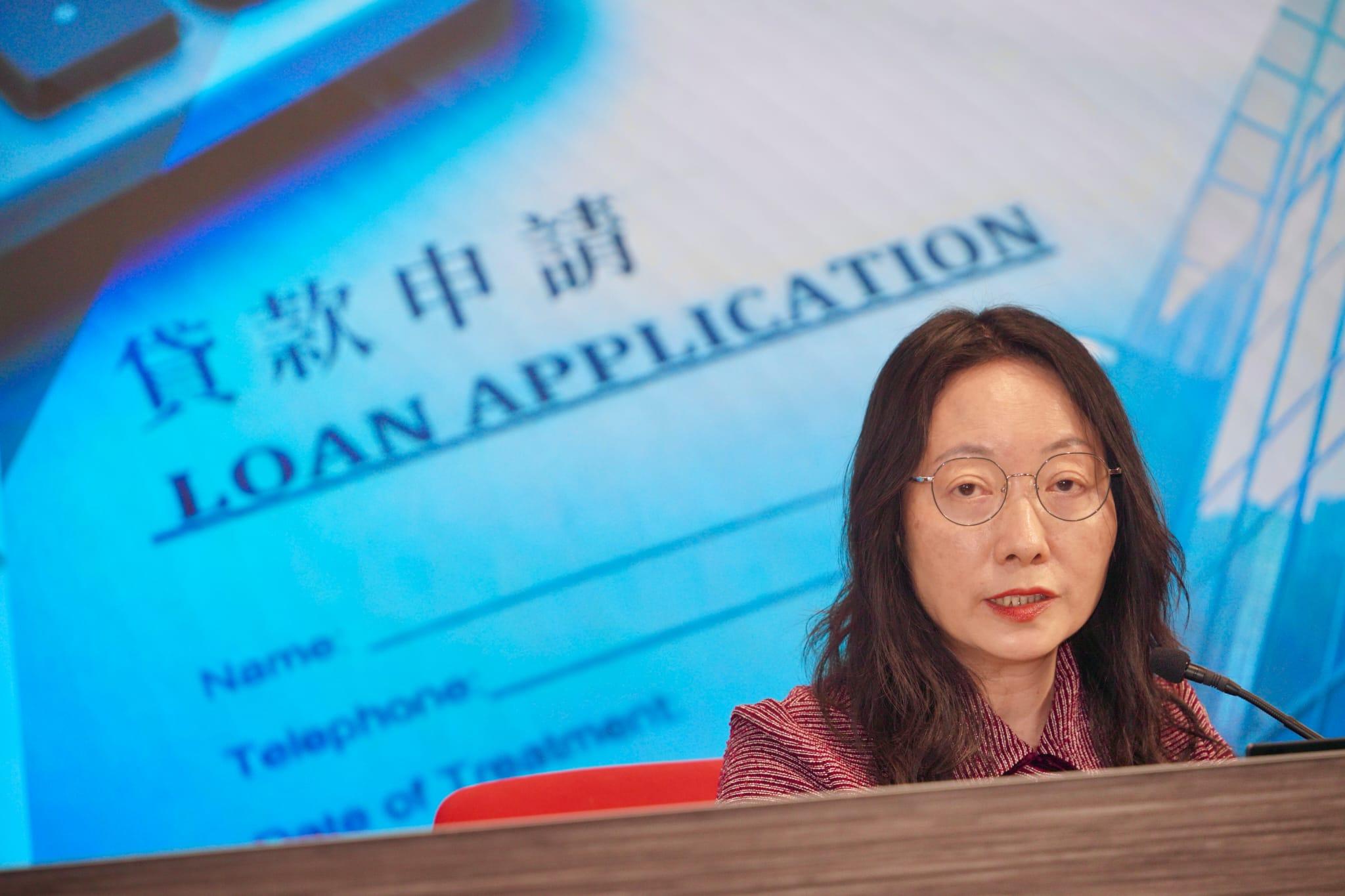 香港按証保險有限公司中小企融資擔保計劃業務運作副總裁莫愛。