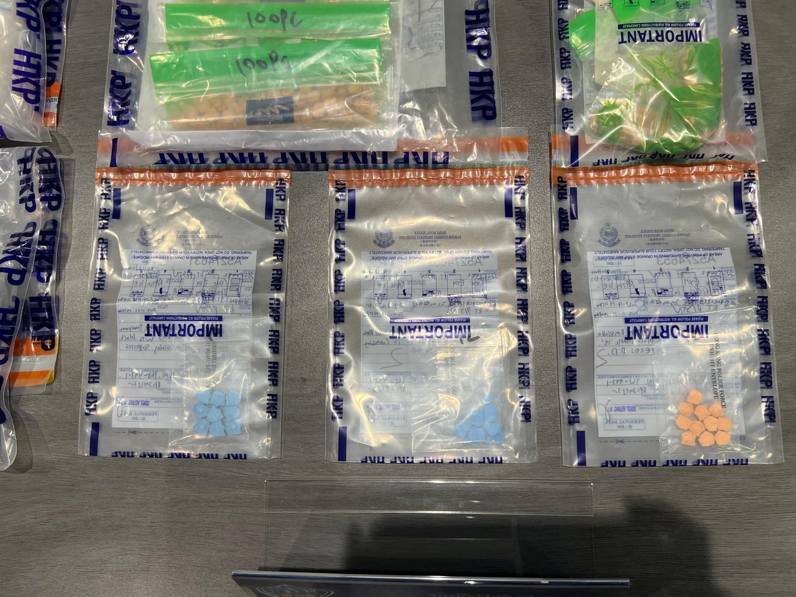 觀塘迷你倉變毒品分拆中心,警檢1600萬元K仔搖頭丸拘一巴籍漢。