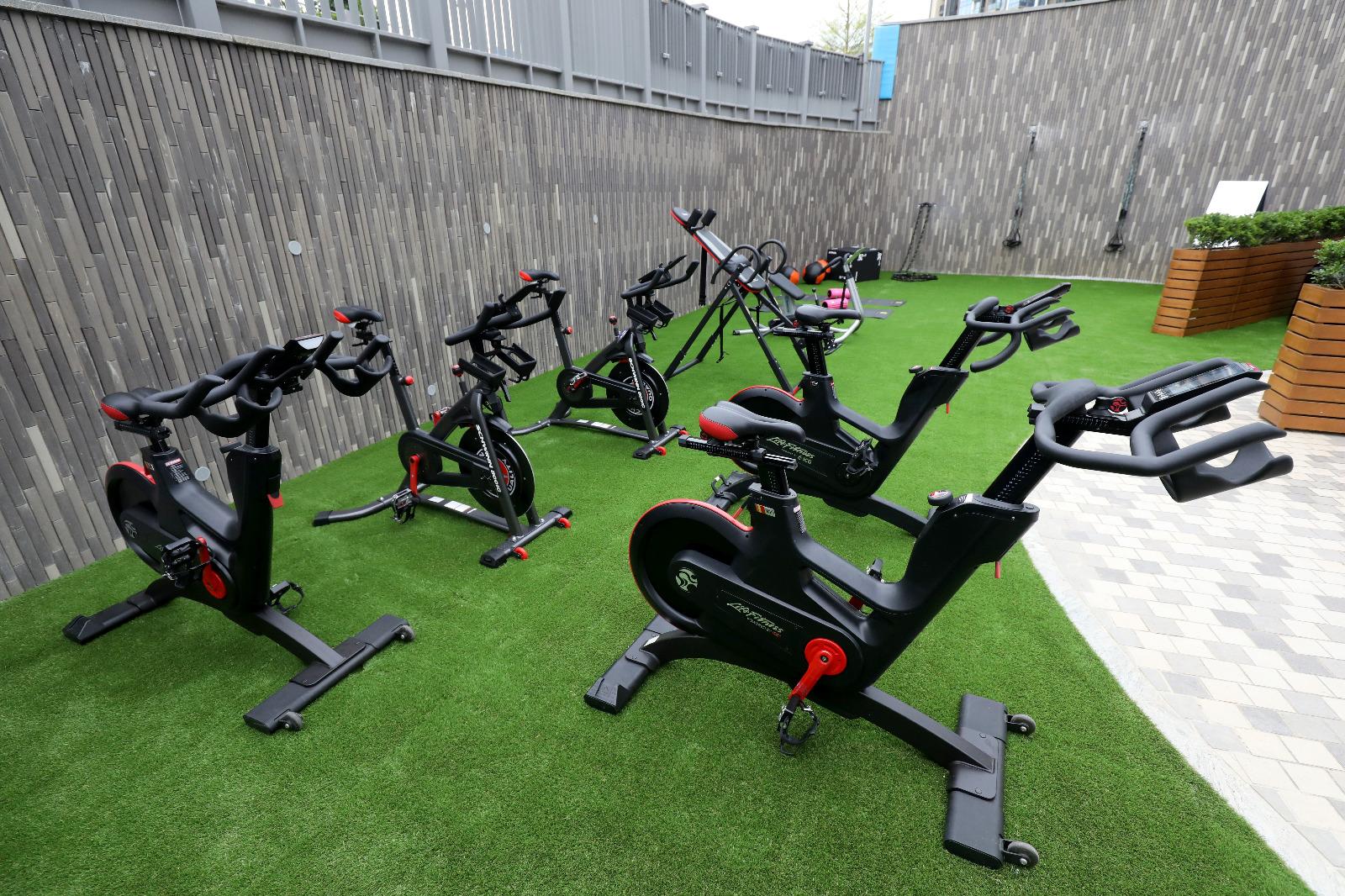 戶外健身設施齊全。