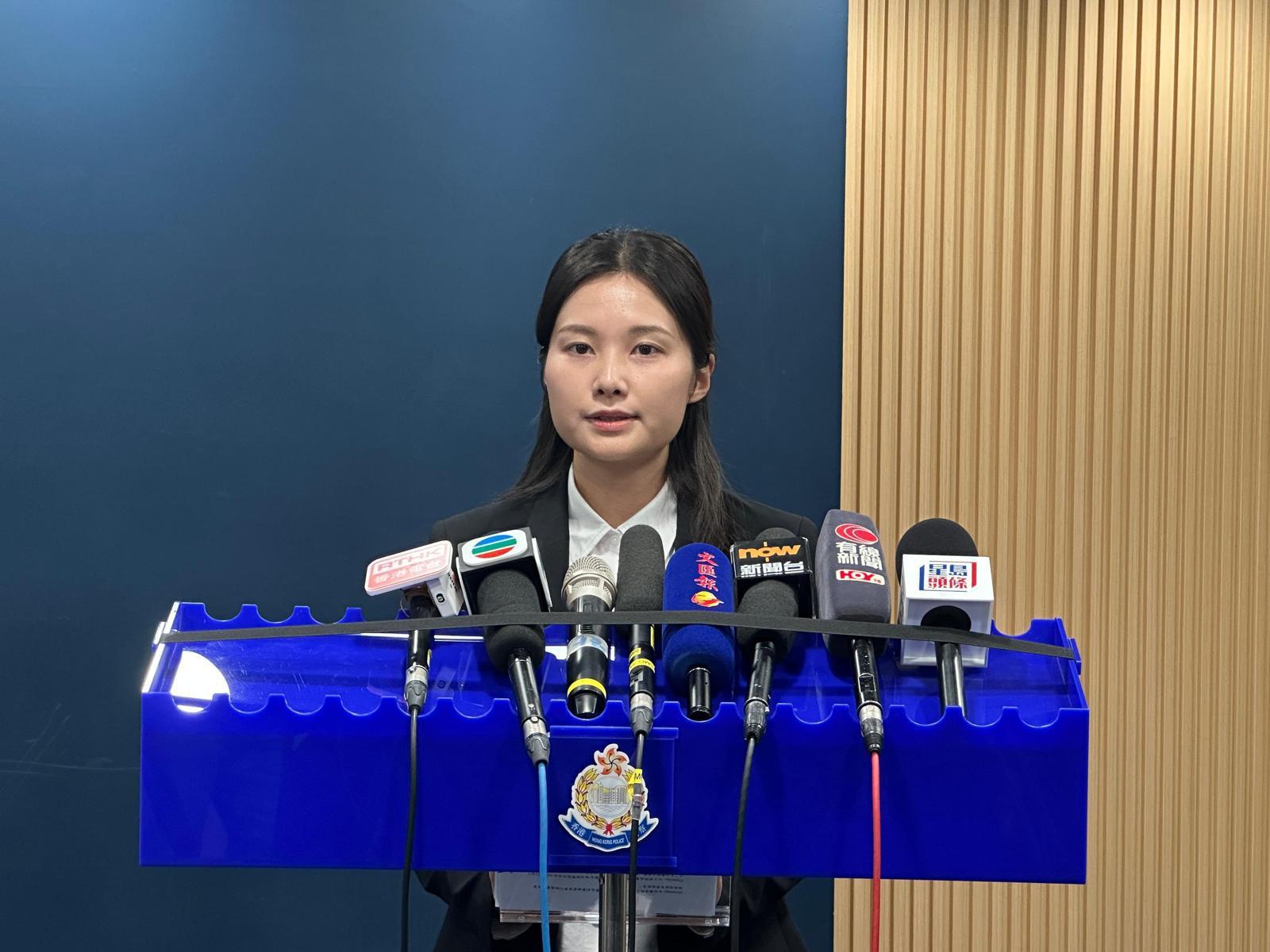 元朗警區刑事調查隊第12隊高級督察陳敏熹。