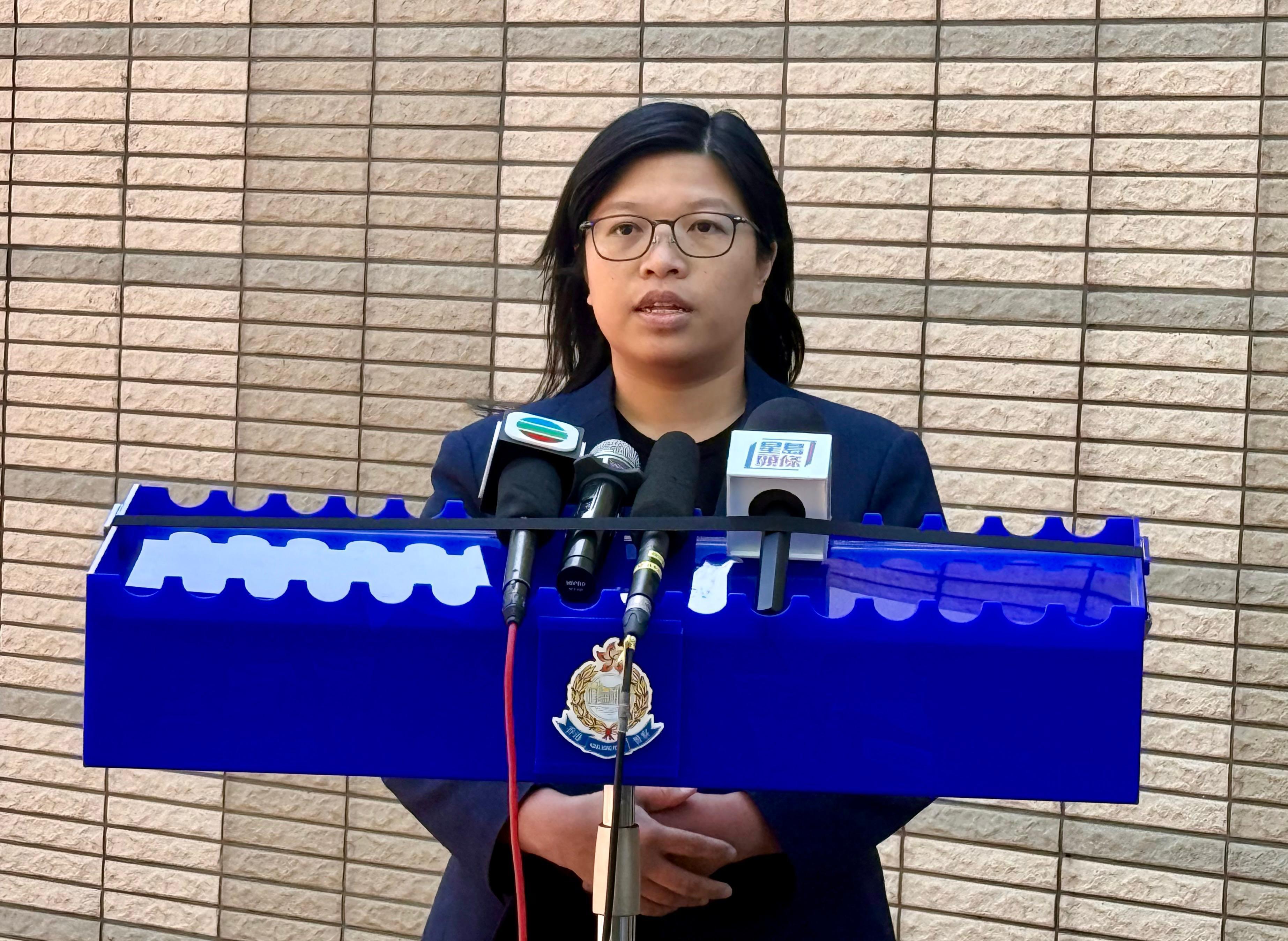 財富情報及調查科高級督察申文燕。