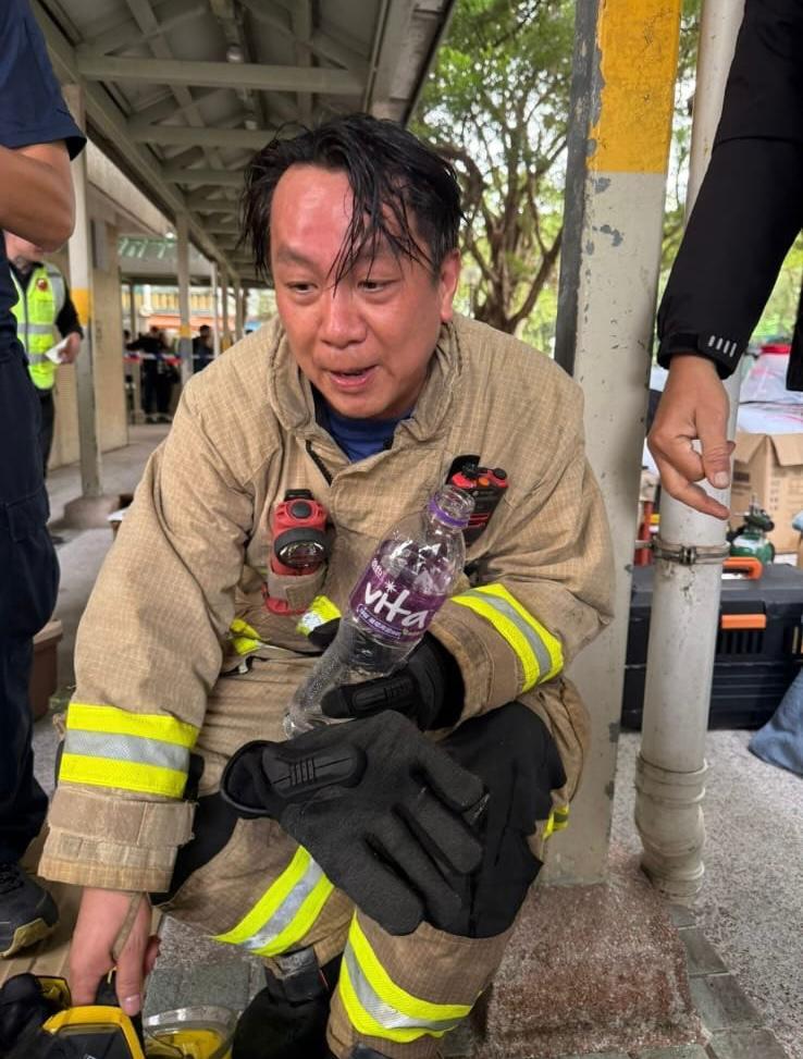 消防員英勇救出9貓1狗