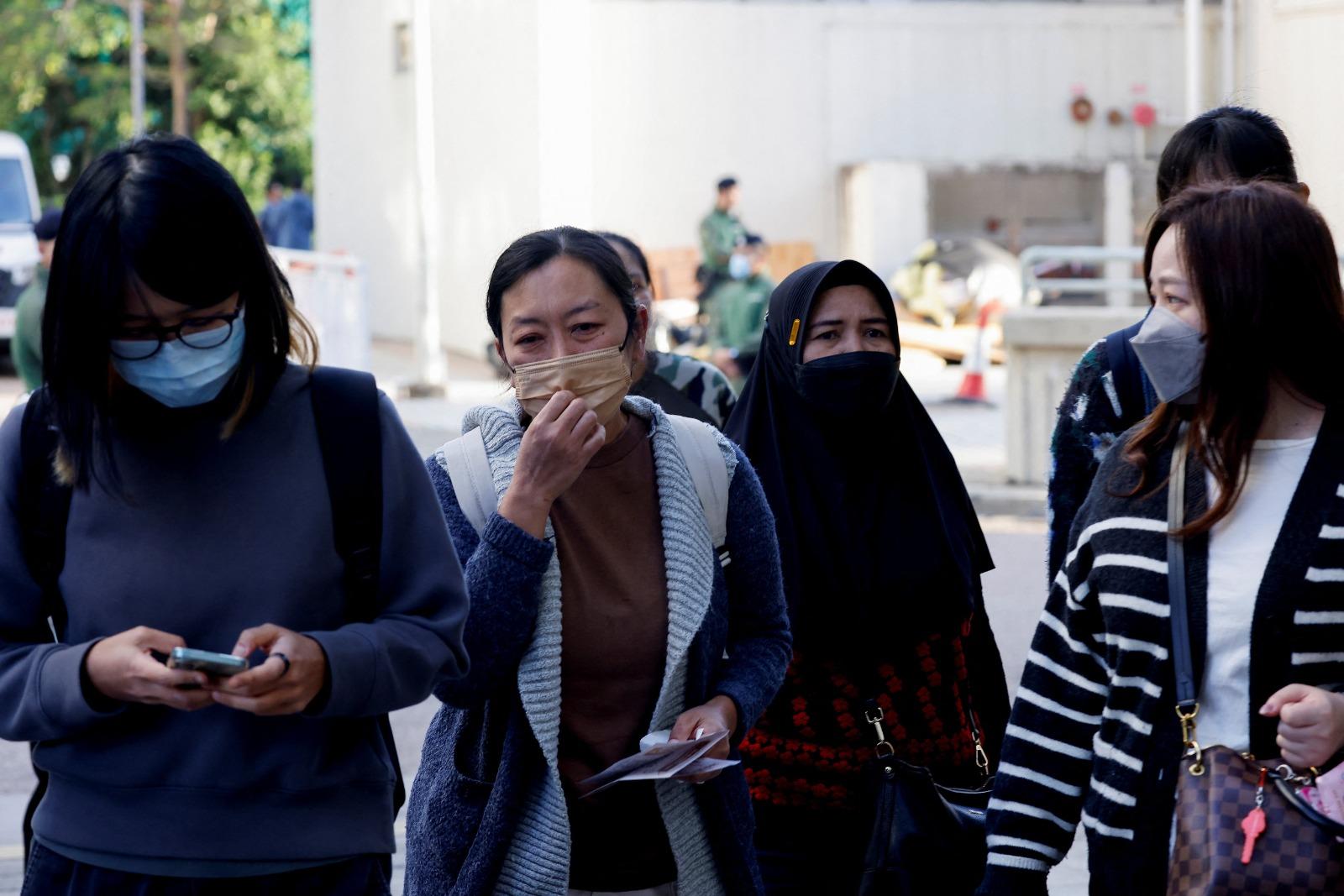 大埔宏福苑五級火(路透社)