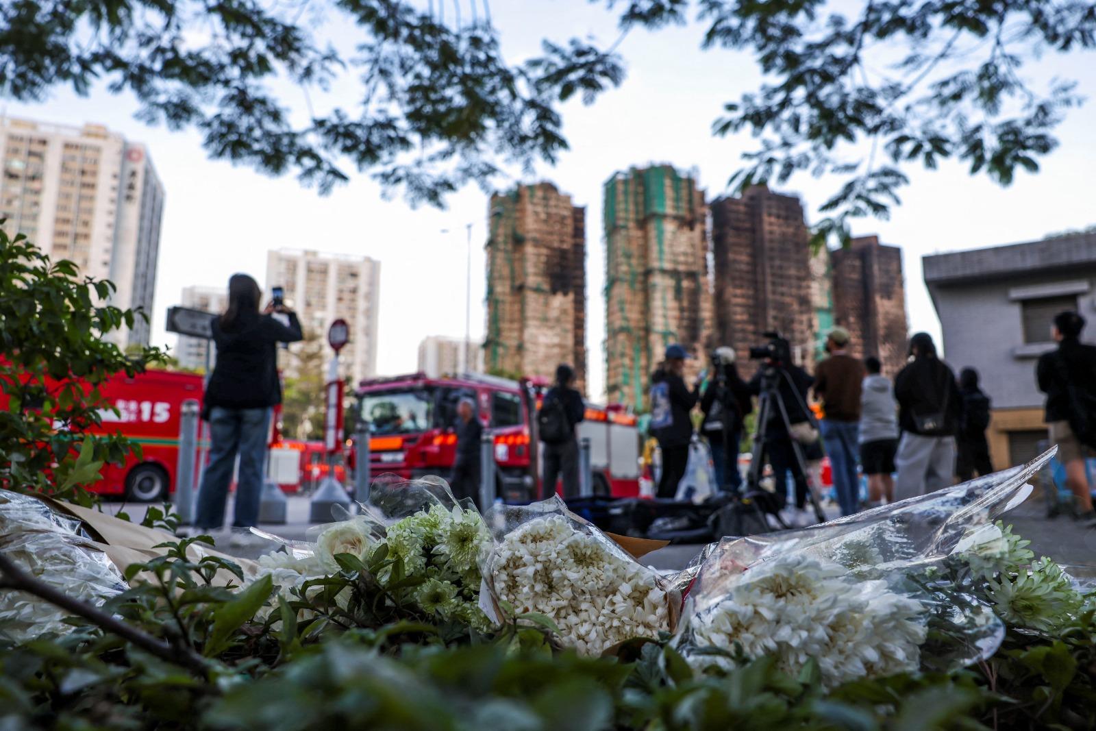 大埔宏福苑五級火(路透社)